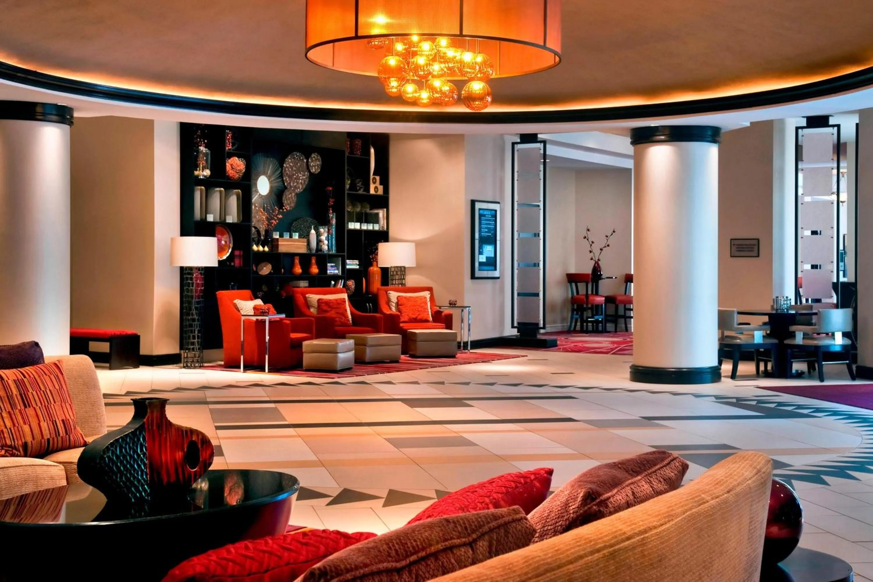 Lobby or reception in Marriott Philadelphia West