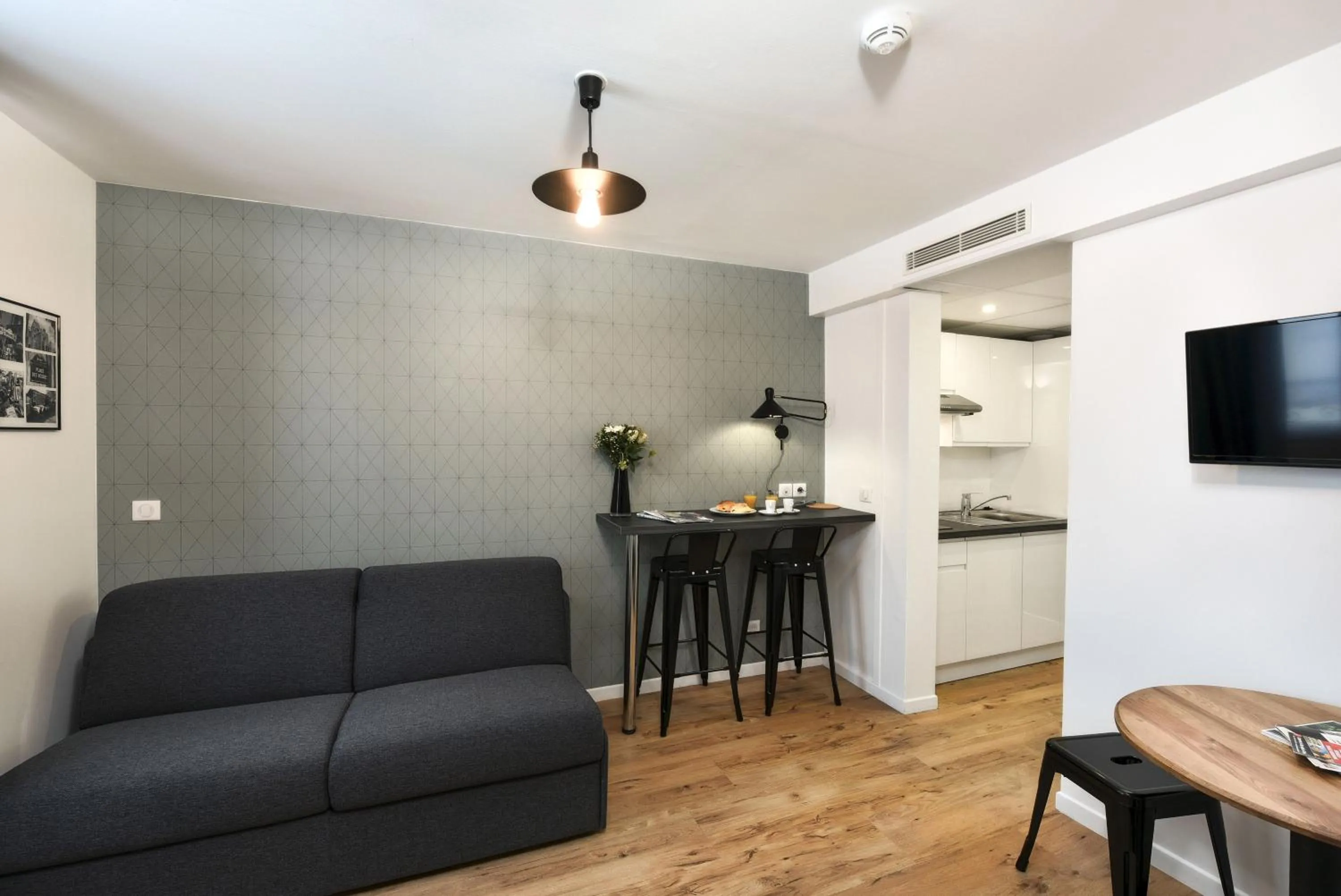 Seating area in Hotel Résidence Montebello