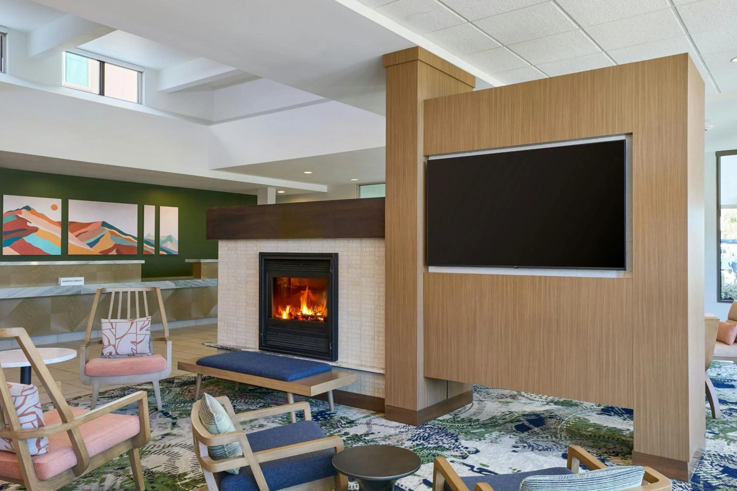 Lobby or reception in Residence Inn Phoenix Desert View at Mayo Clinic