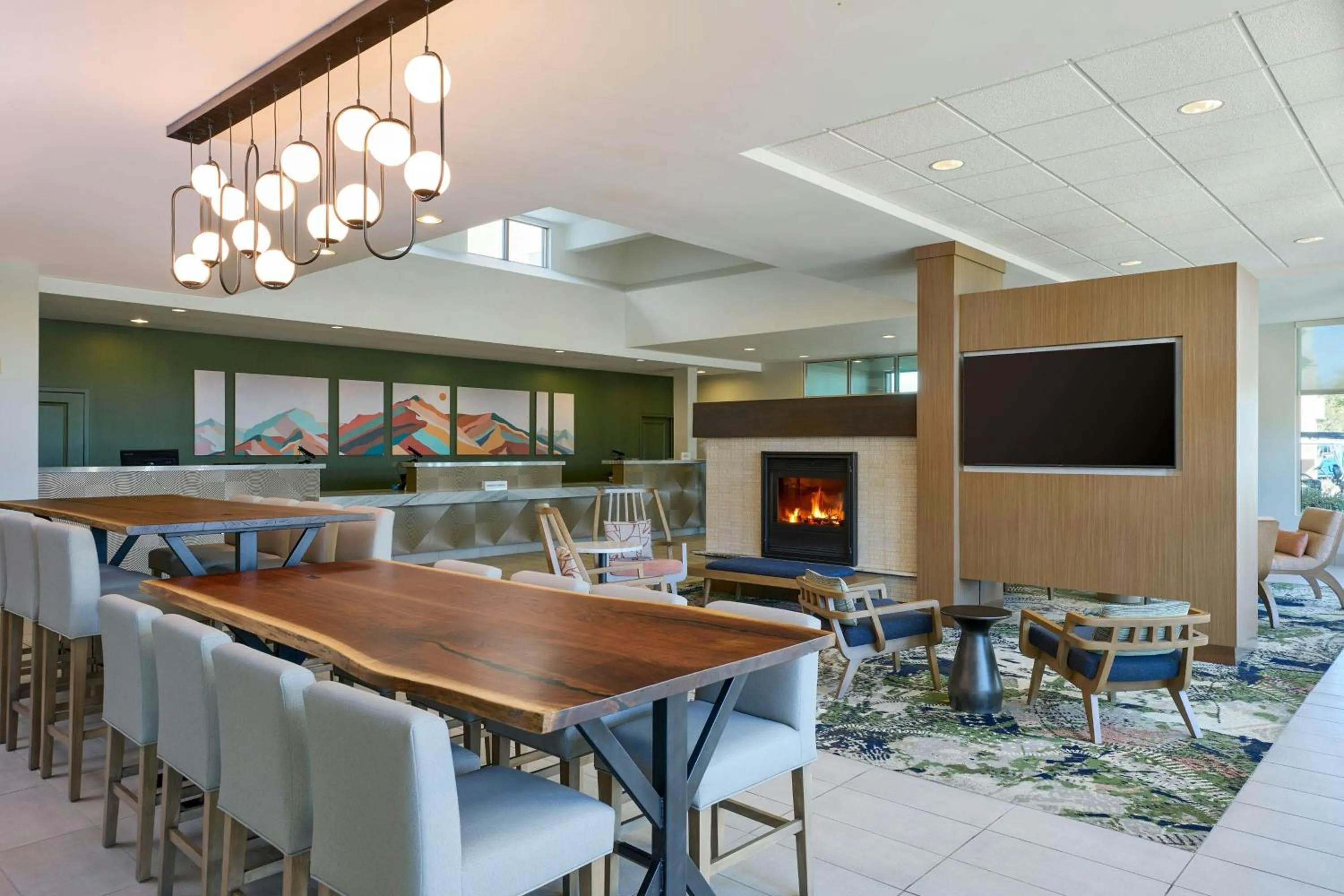 Lobby or reception in Residence Inn Phoenix Desert View at Mayo Clinic