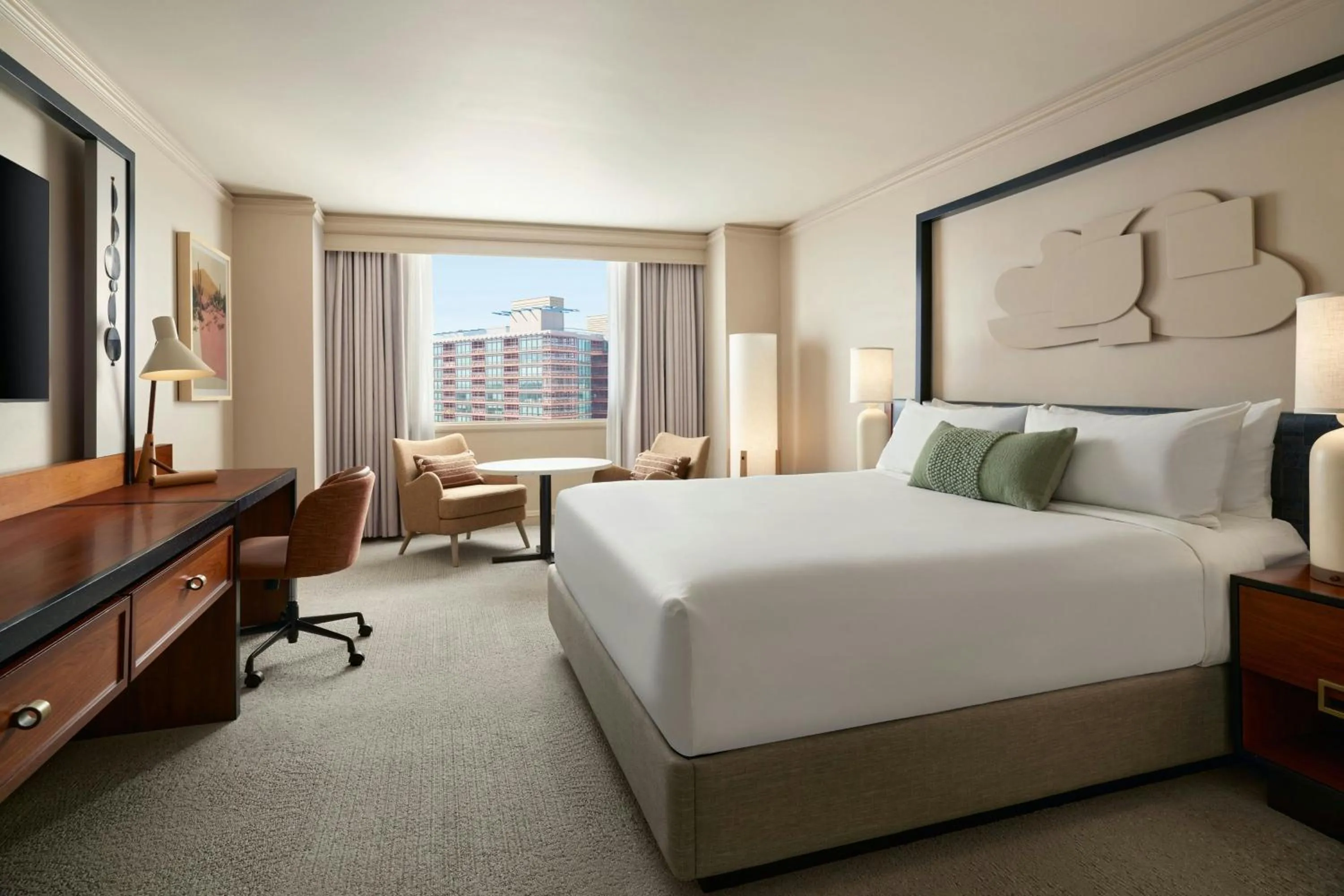 Photo of the whole room, Bed in The Camby, Autograph Collection