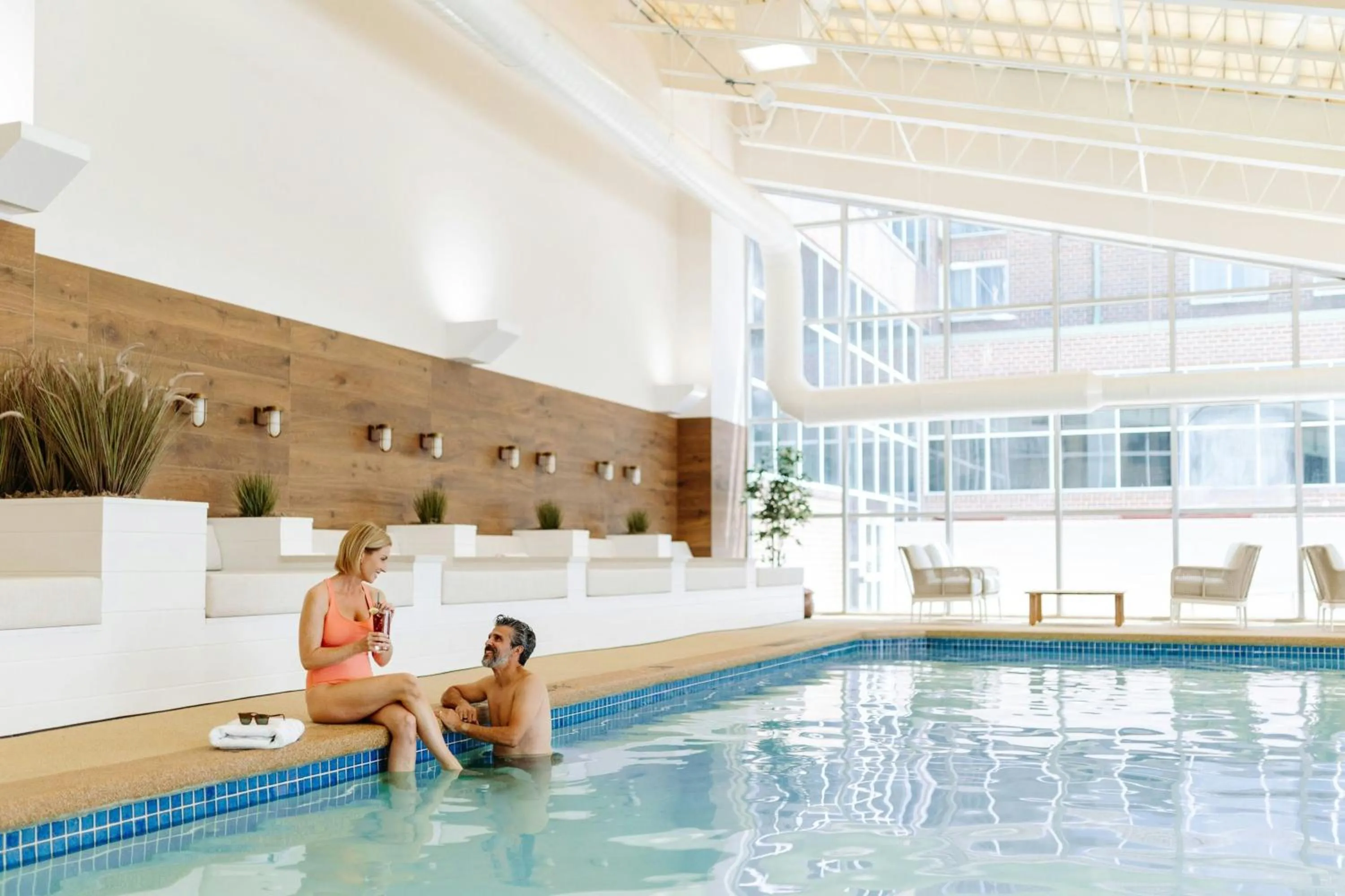 Swimming pool in Newport Marriott Hotel & Spa