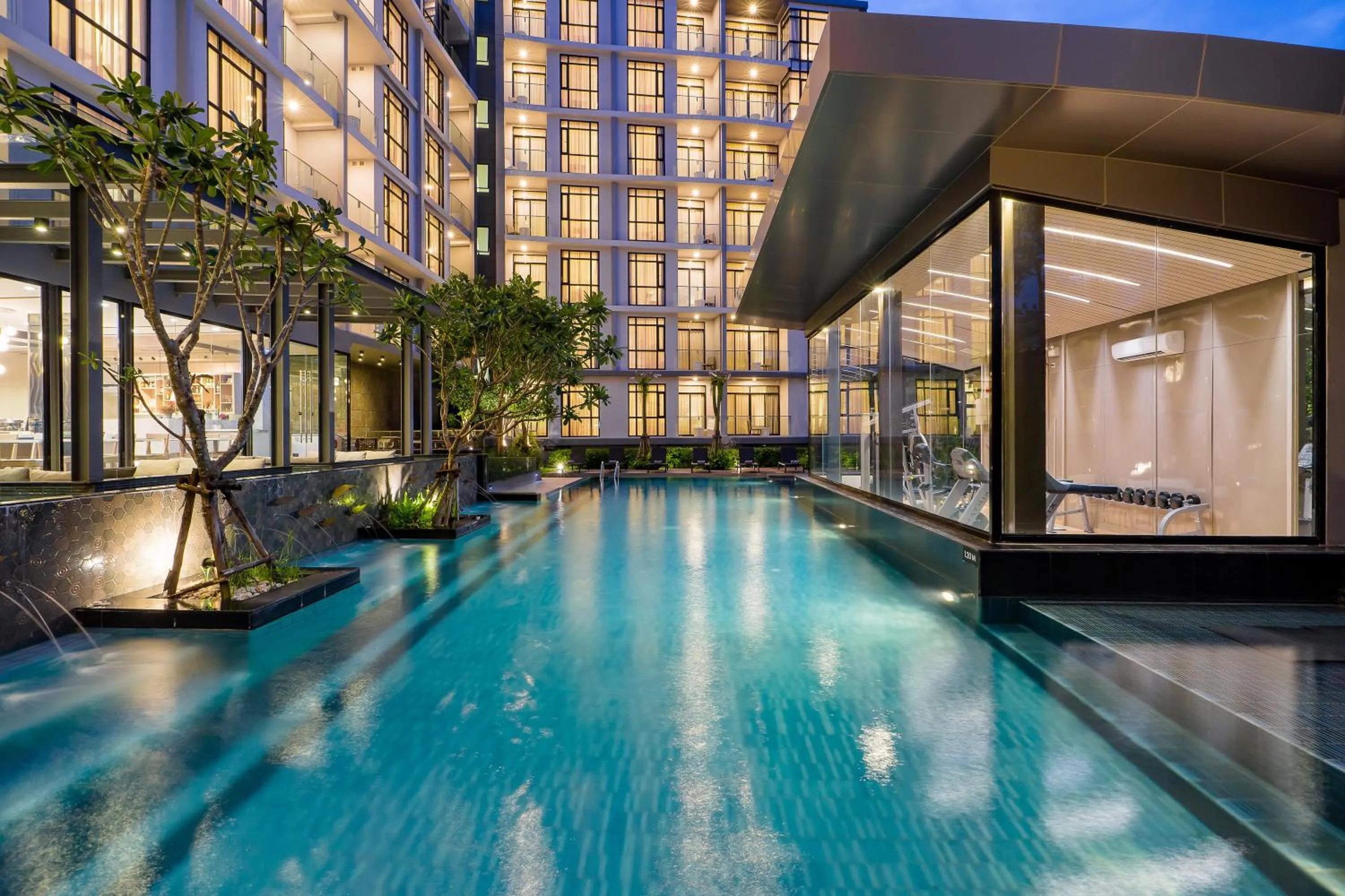 Swimming pool in Arden Hotel and Residence by At Mind