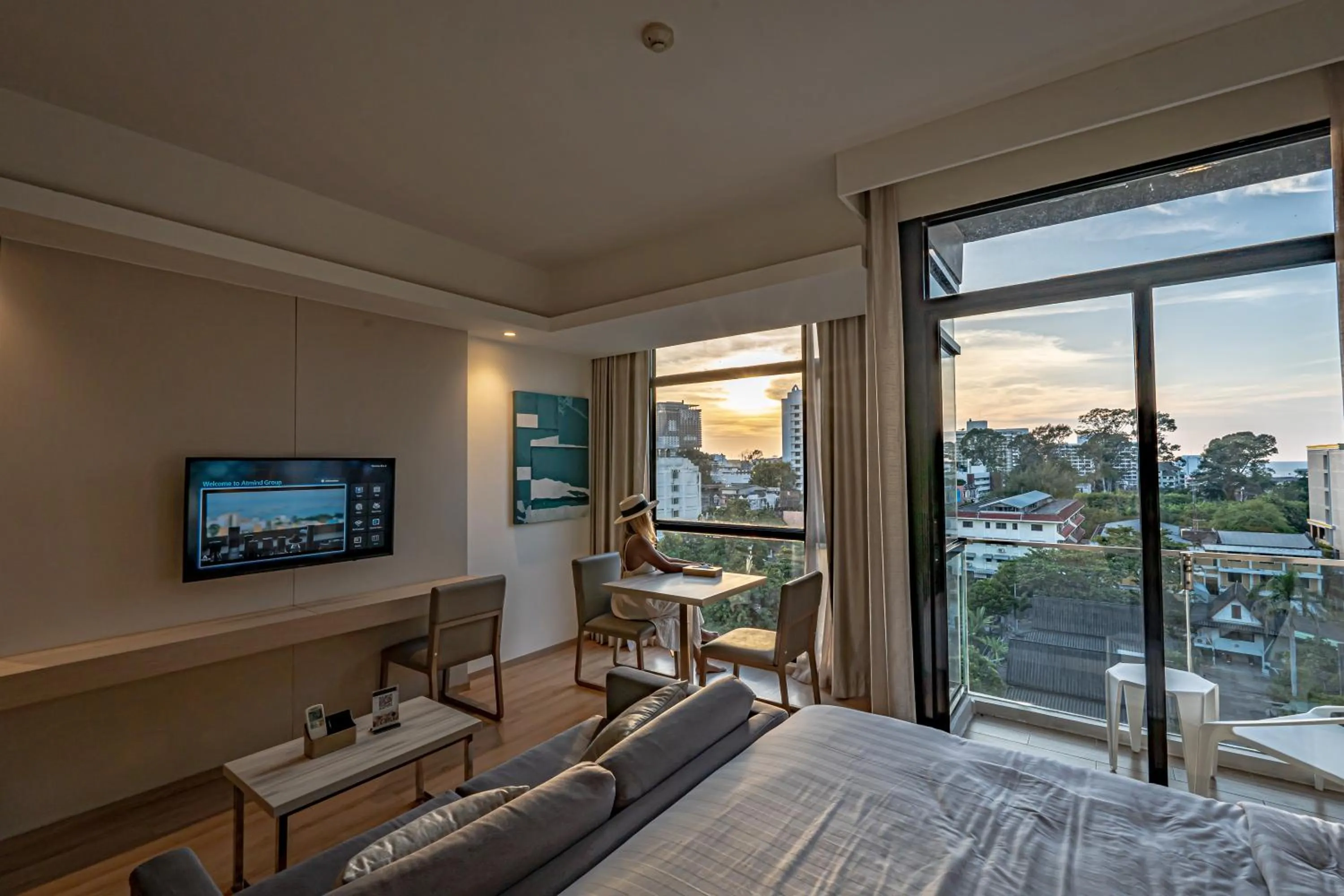 View (from property/room), Bed in Arden Hotel and Residence by At Mind