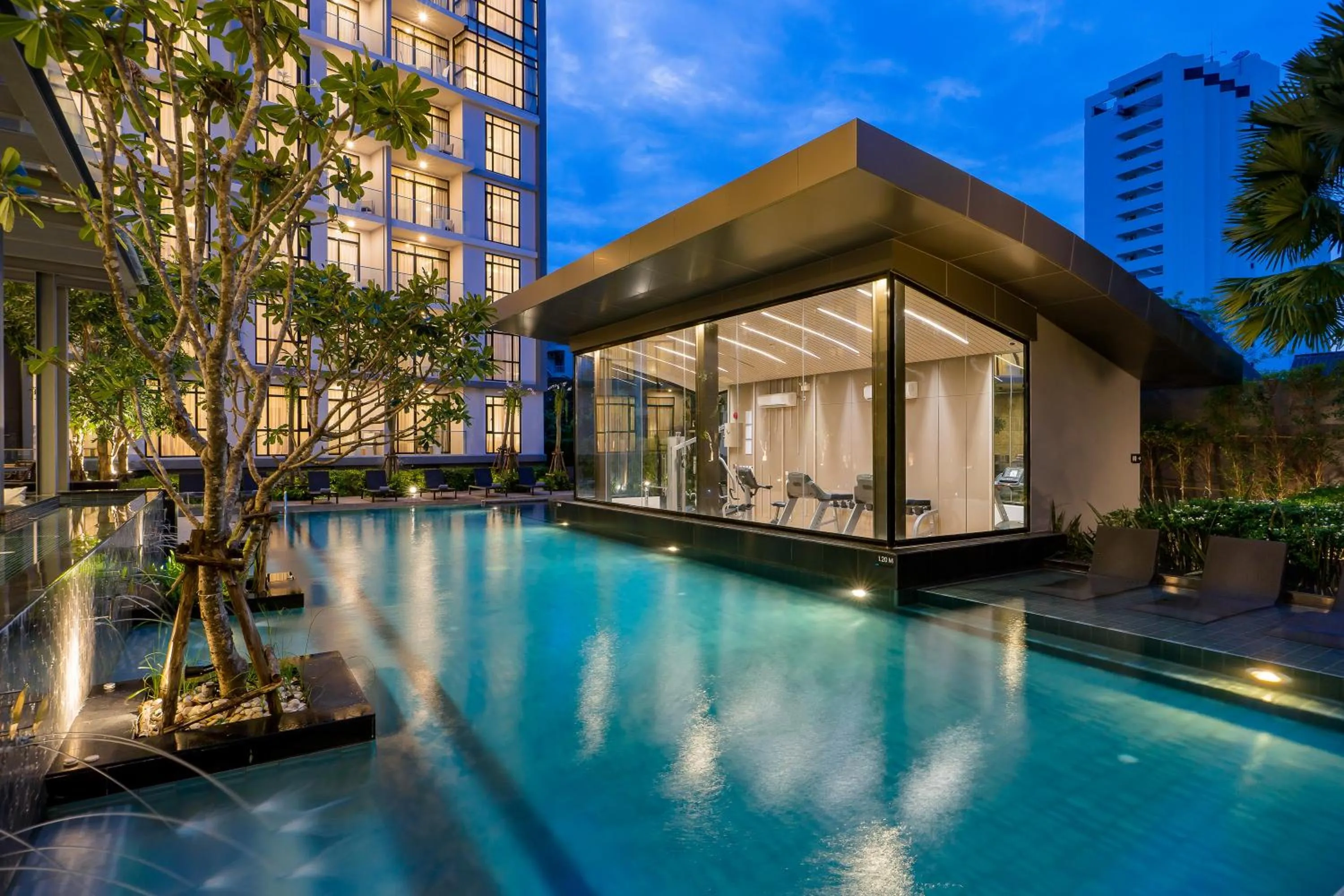 Swimming pool in Arden Hotel and Residence by At Mind