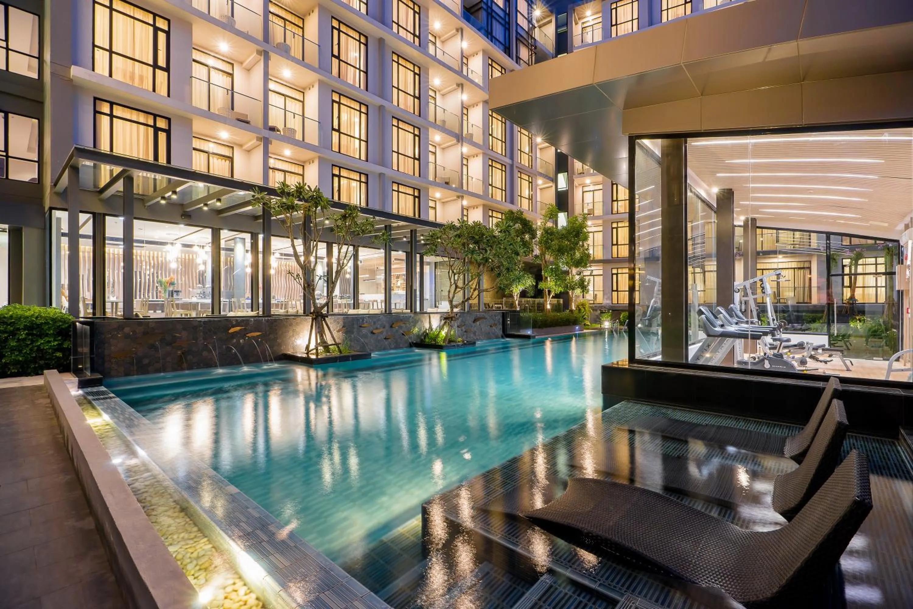 Swimming pool in Arden Hotel and Residence by At Mind
