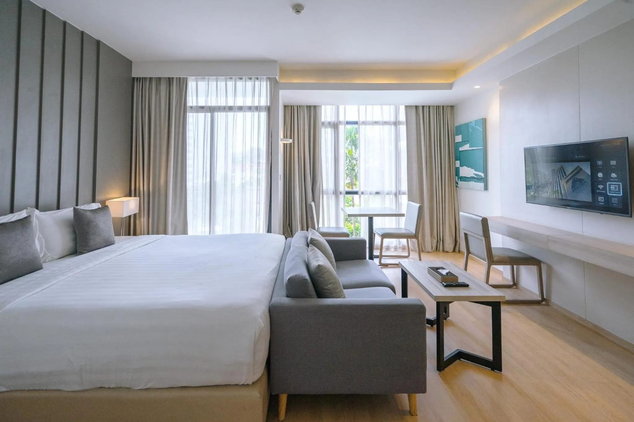 View (from property/room), Bed in Arden Hotel and Residence by At Mind