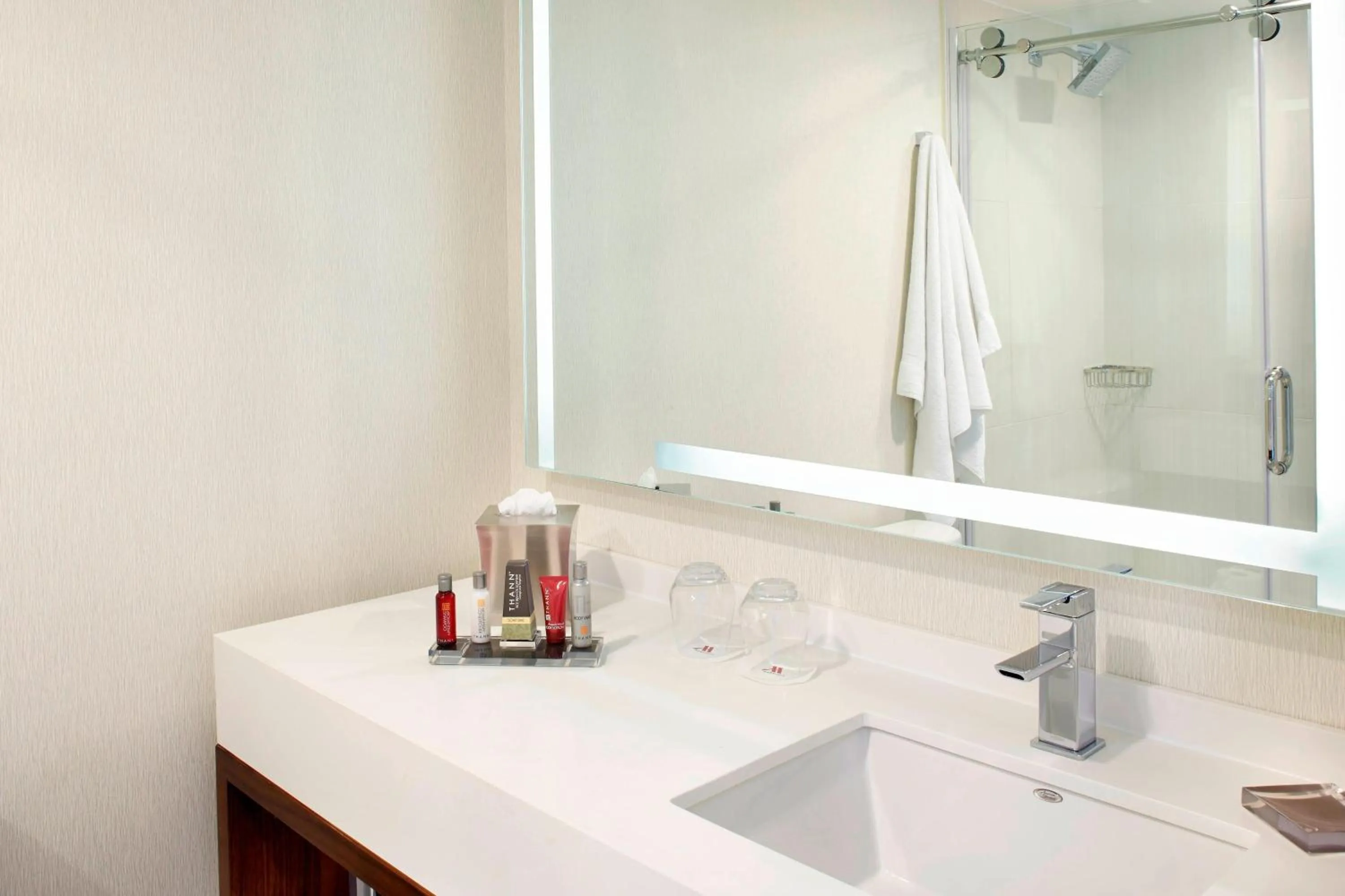 Bathroom in Raleigh Marriott Crabtree Valley