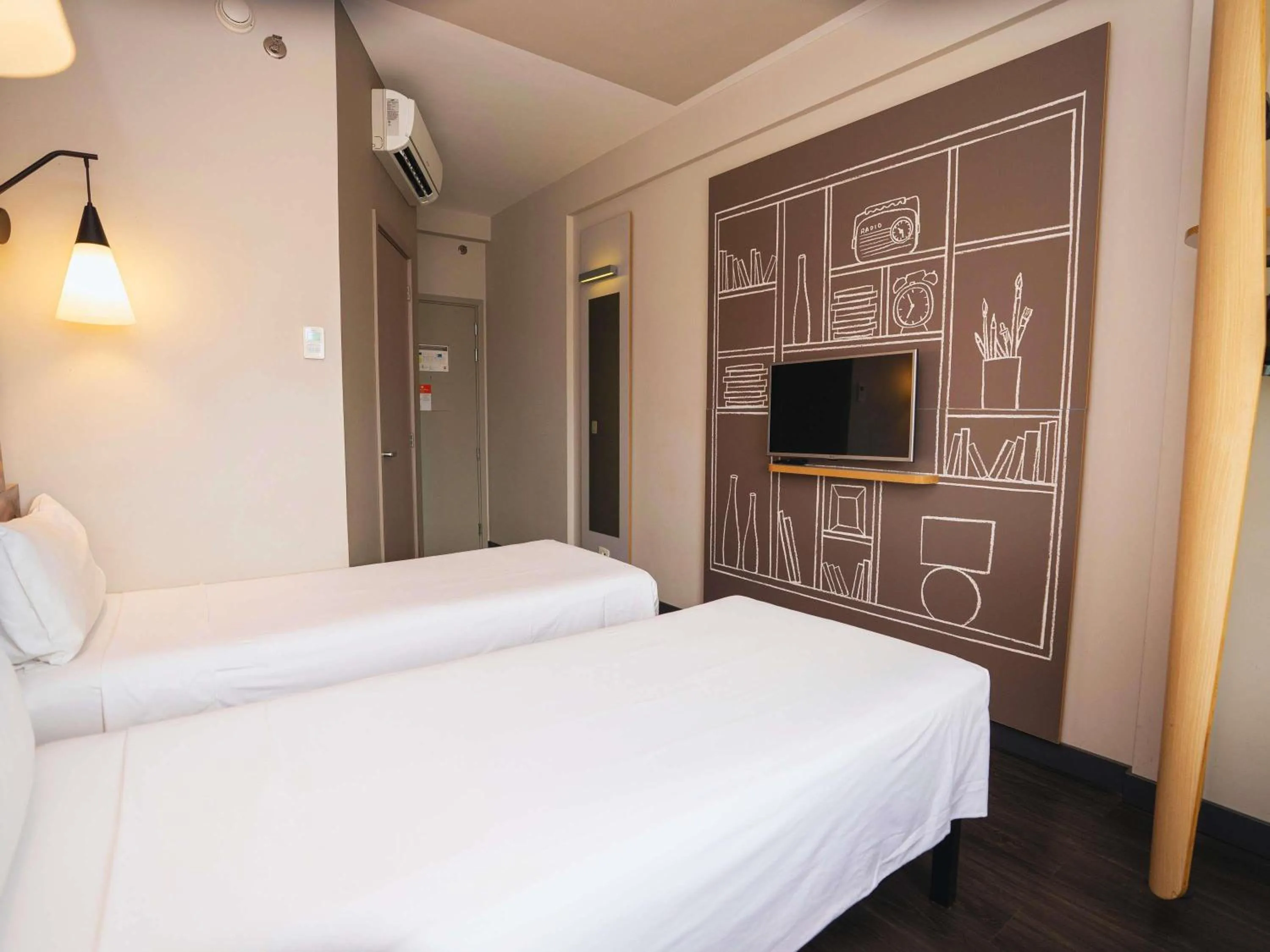 Bedroom, Bed in ibis Sao Bernardo do Campo