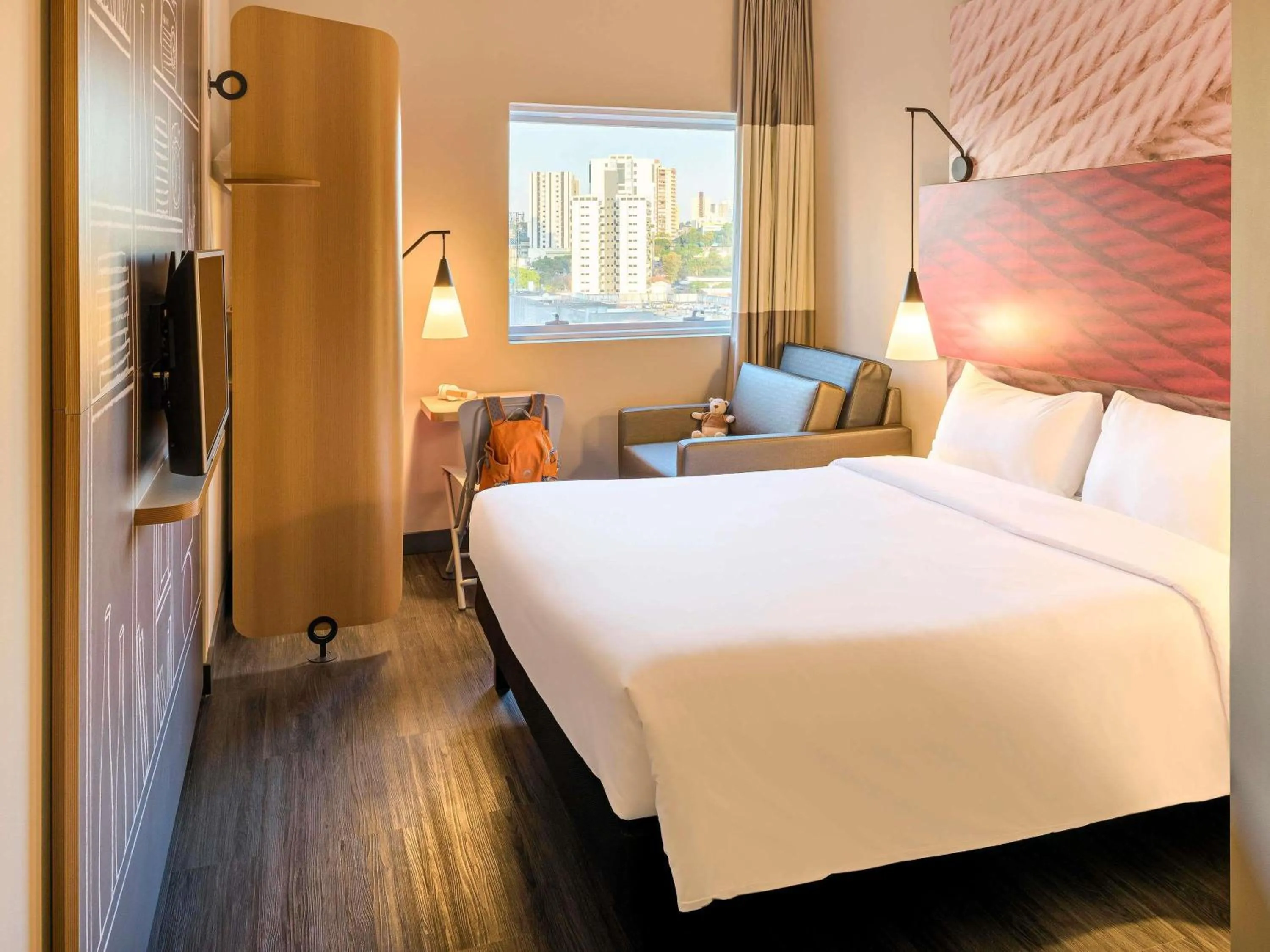 Bedroom, Bed in ibis Sao Bernardo do Campo