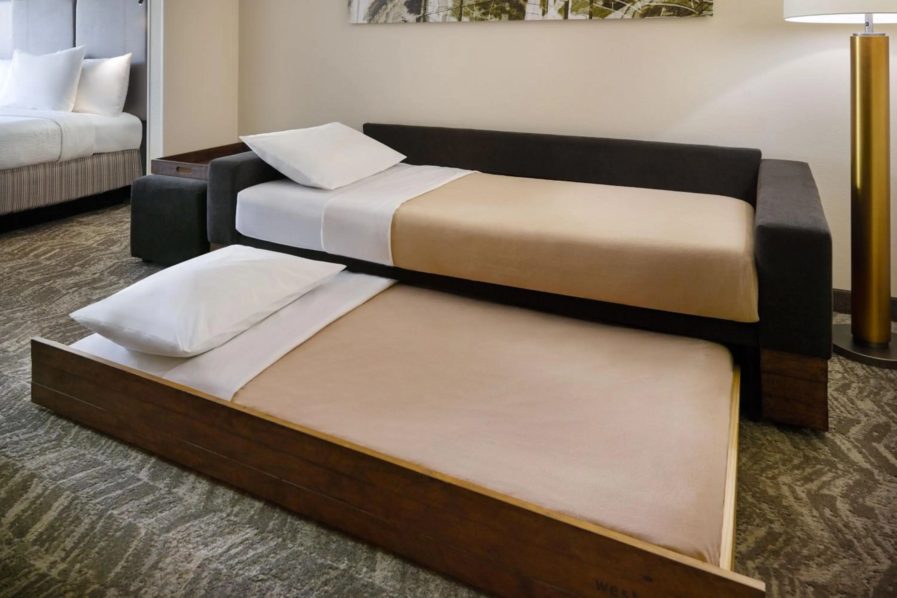 Photo of the whole room, Bed in SpringHill Suites Raleigh-Durham Airport/Research Triangle Park