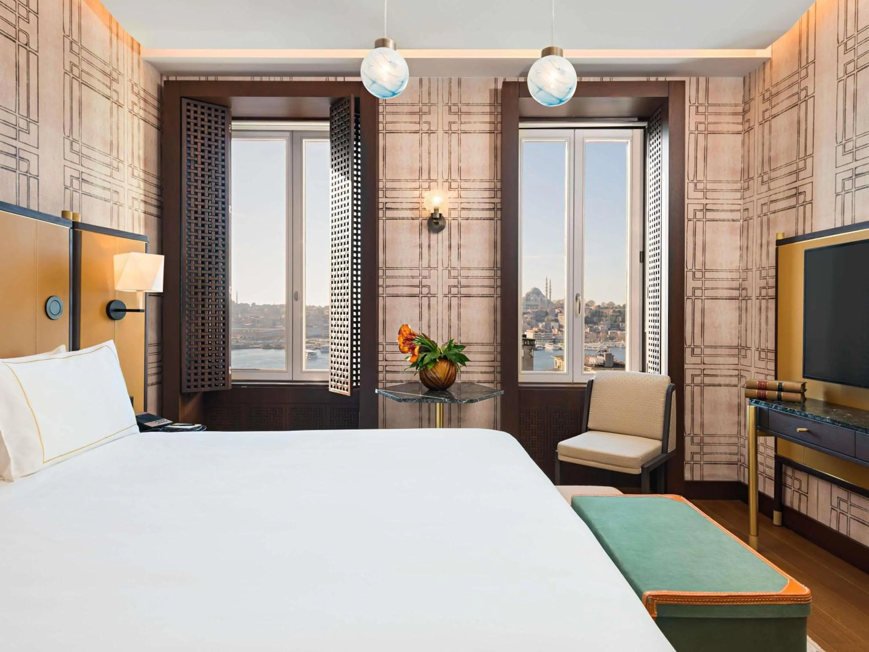 Bedroom, Bed in The Galata Hotel Istanbul - MGallery Collection