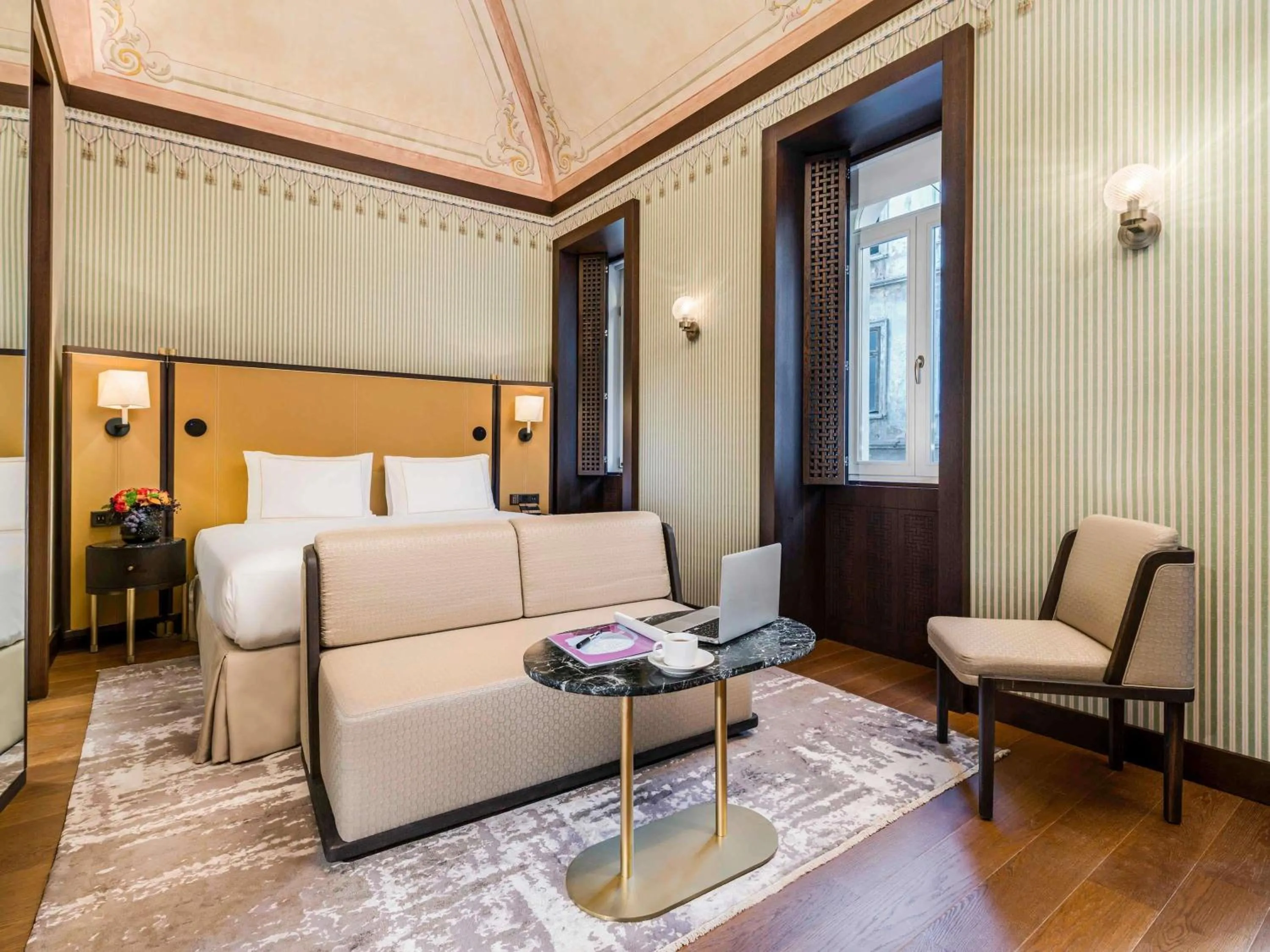 Bedroom, Bed in The Galata Hotel Istanbul - MGallery Collection