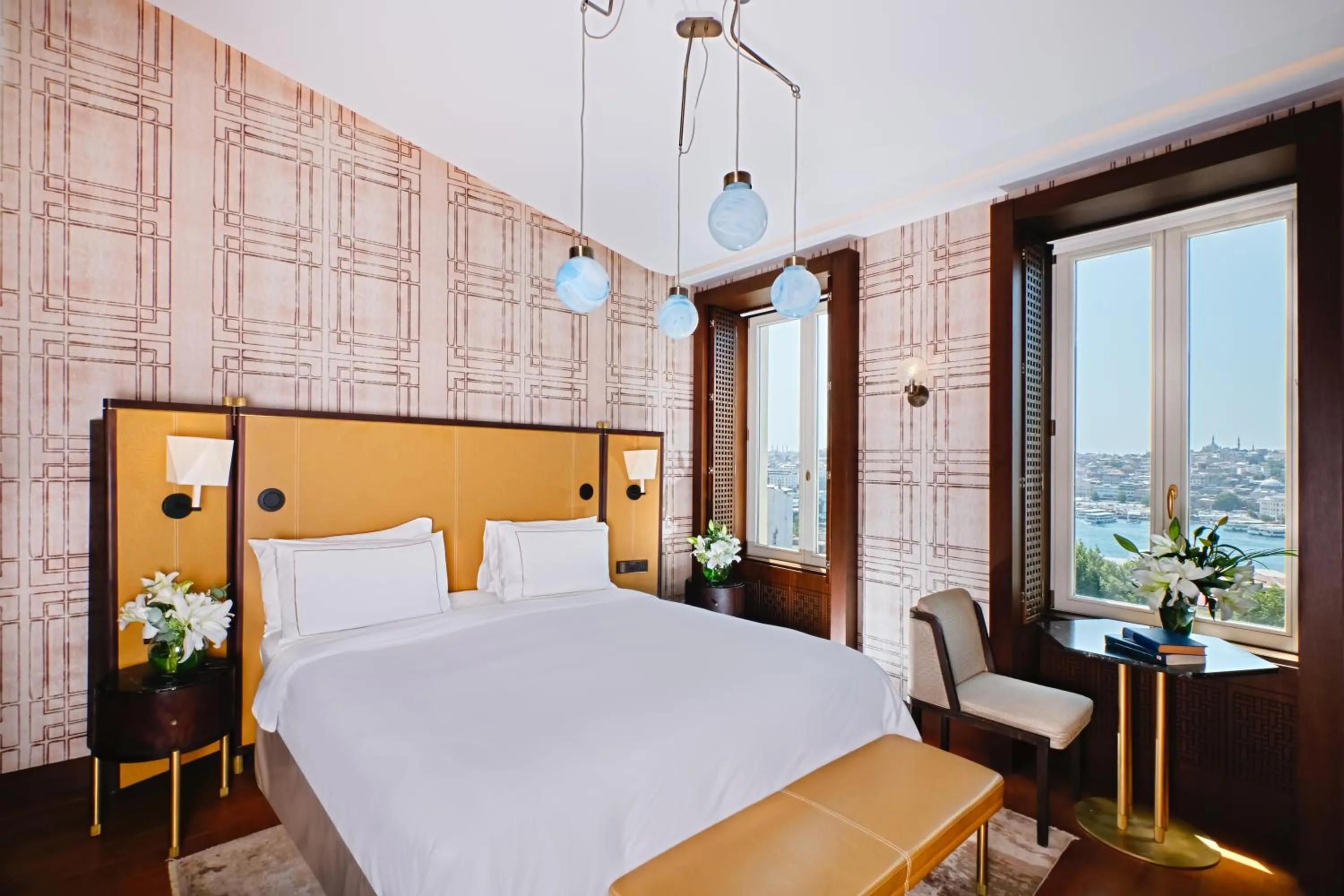 Bed in The Galata Hotel Istanbul - MGallery Collection