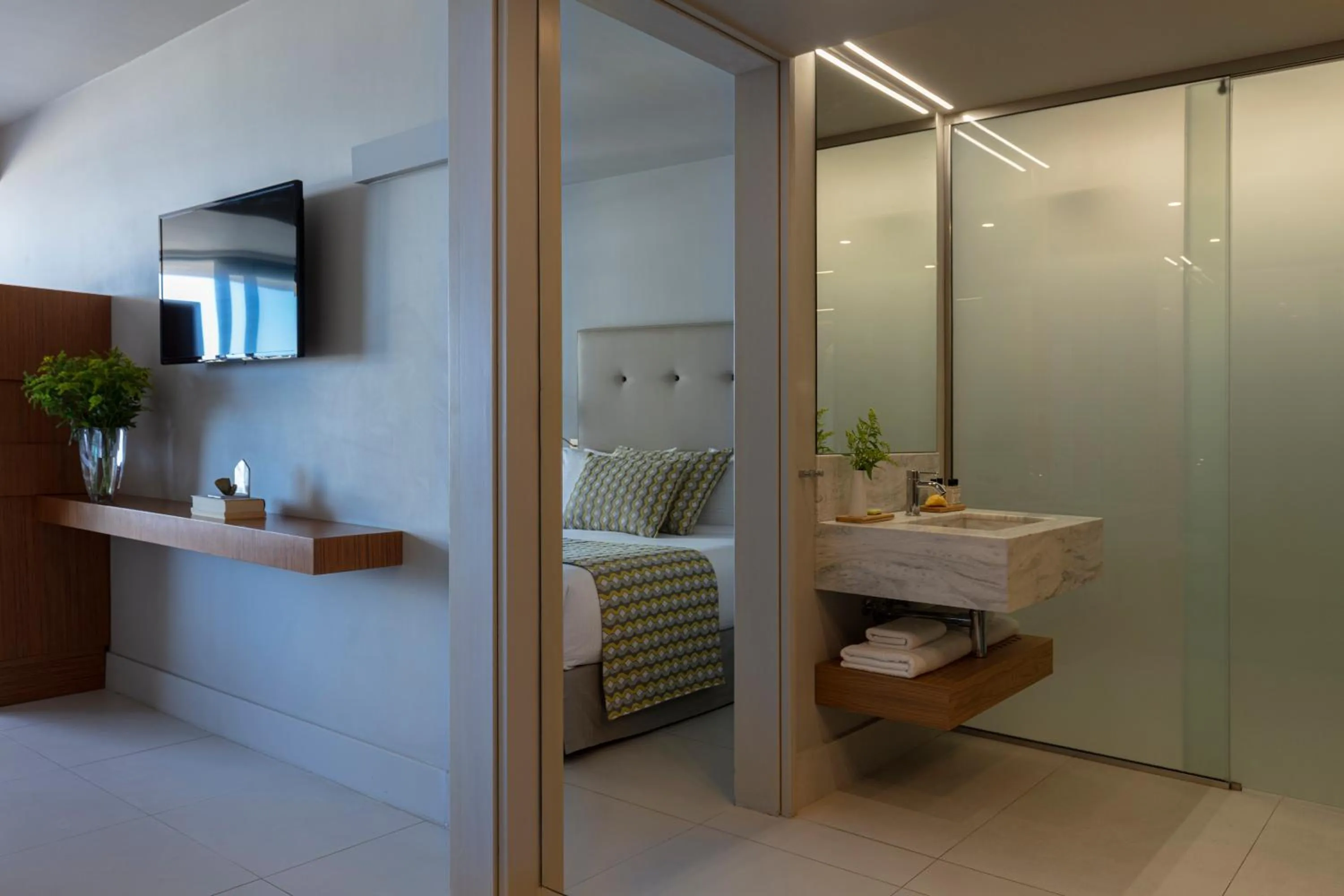 Bathroom in Aquila Porto Rethymno