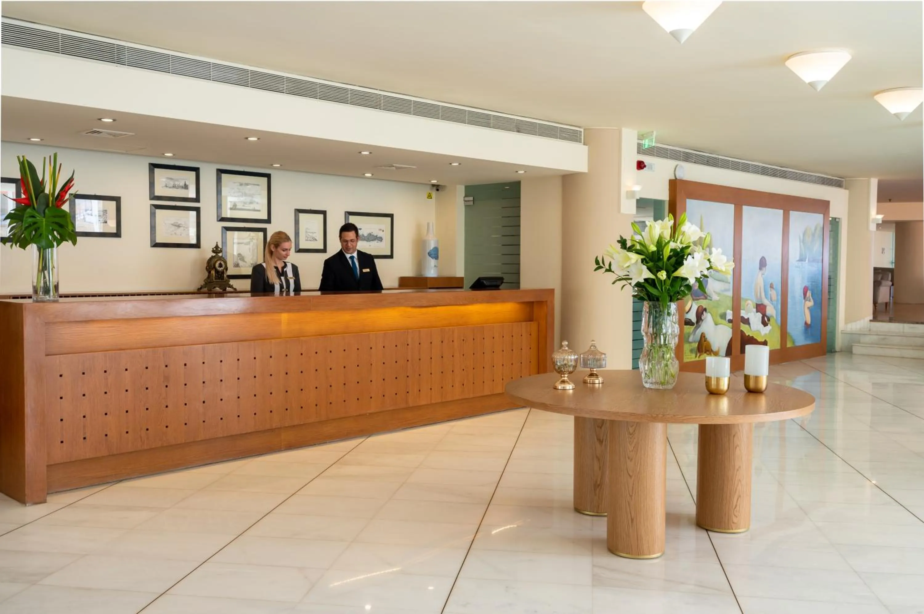 Lobby or reception in Aquila Porto Rethymno