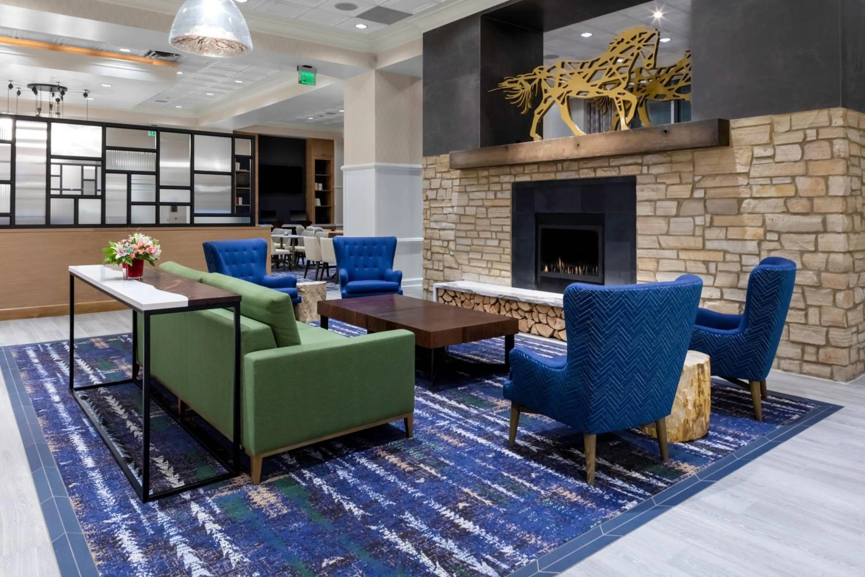 Lobby or reception in Residence Inn Denver City Center
