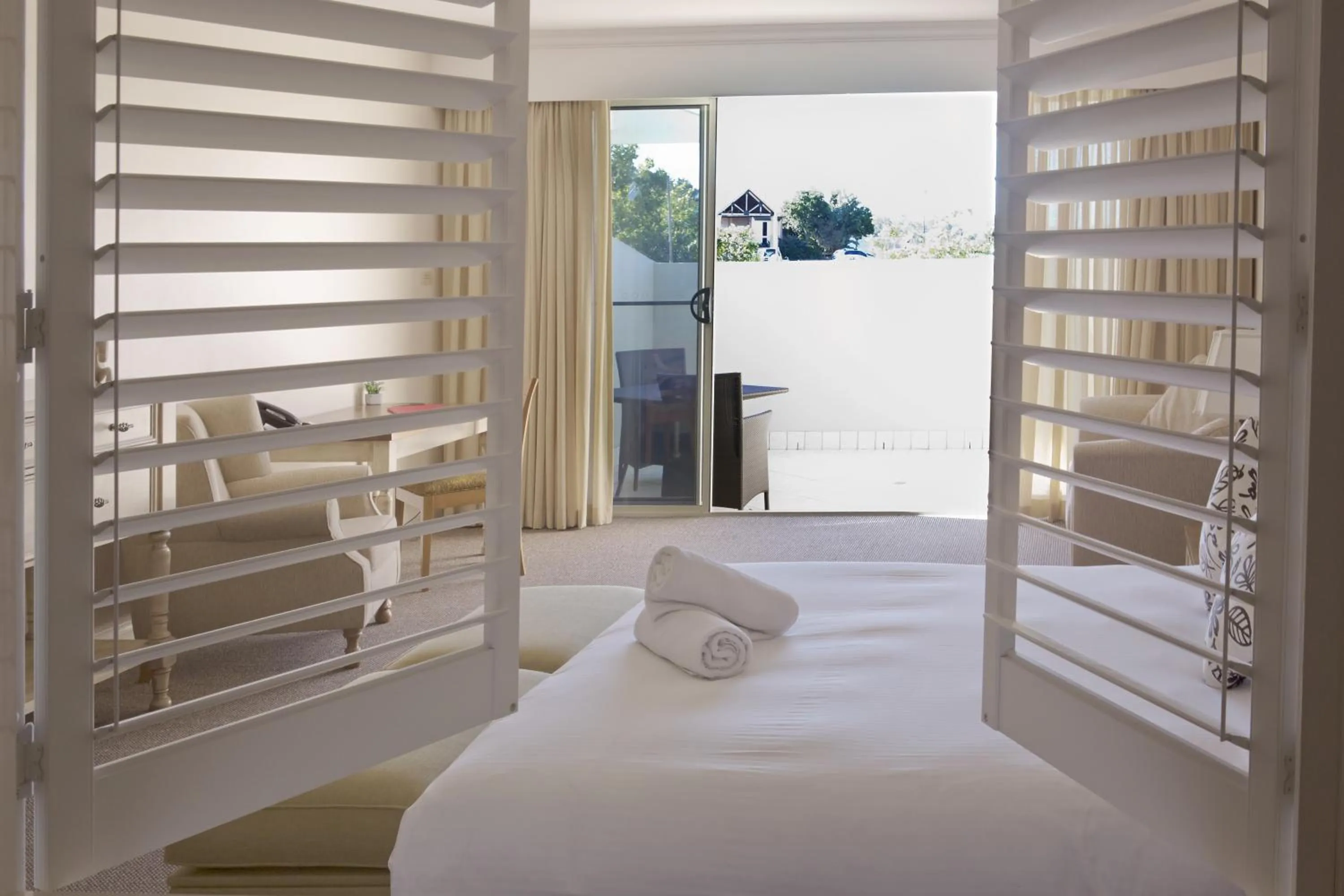 Bed in Harrington River Lodge