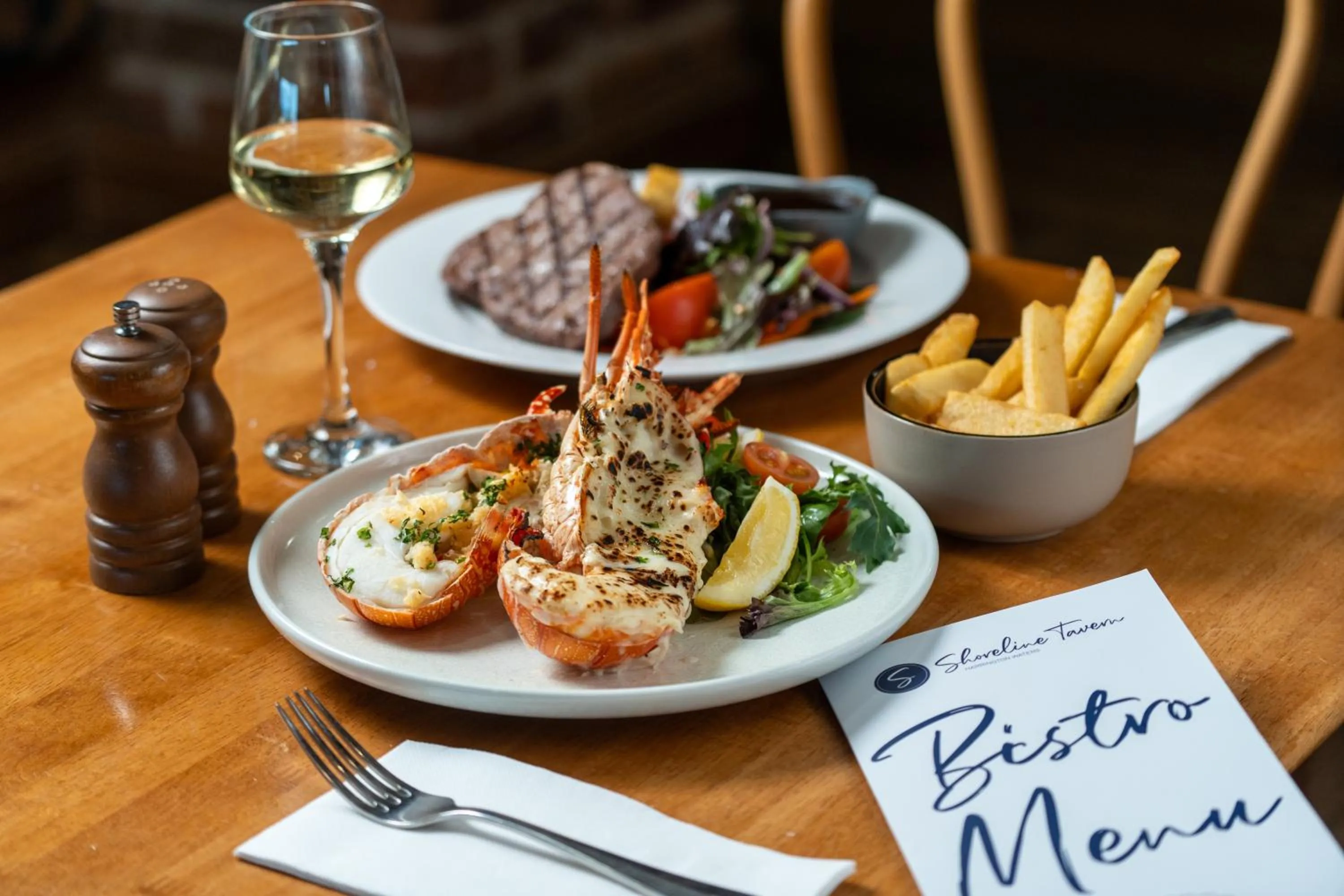 Food in Harrington River Lodge