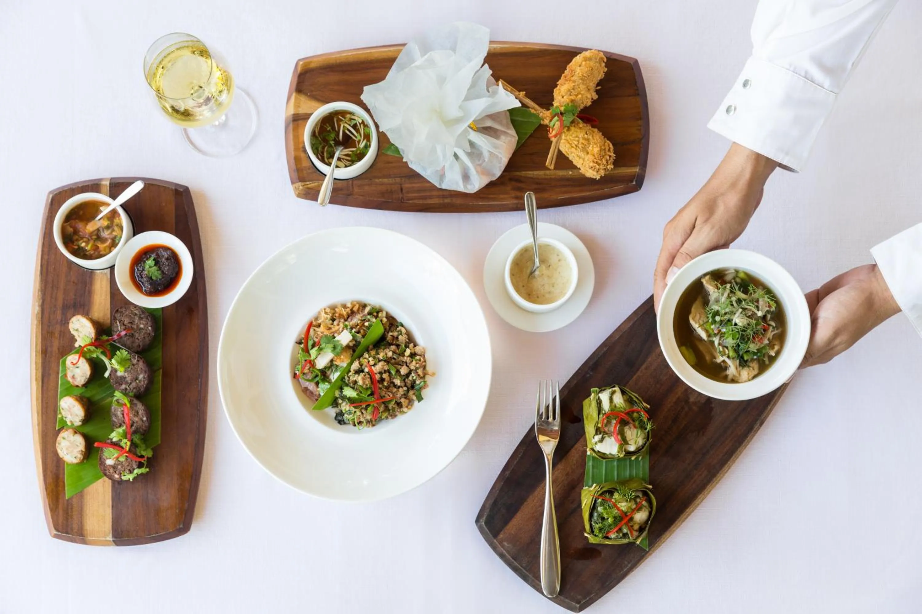 Restaurant/places to eat in The Luang Say Residence