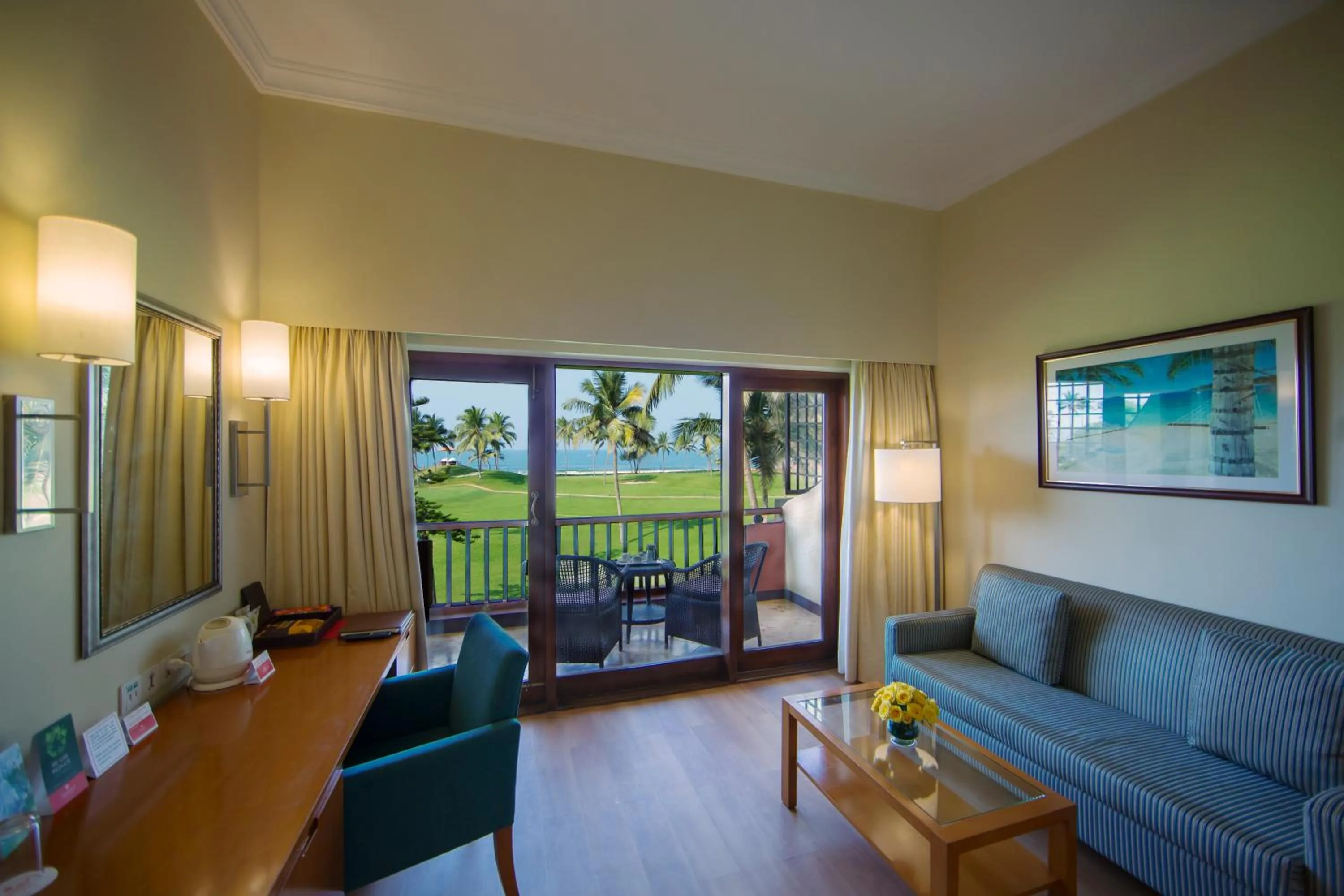 Living room in Caravela Beach Resort