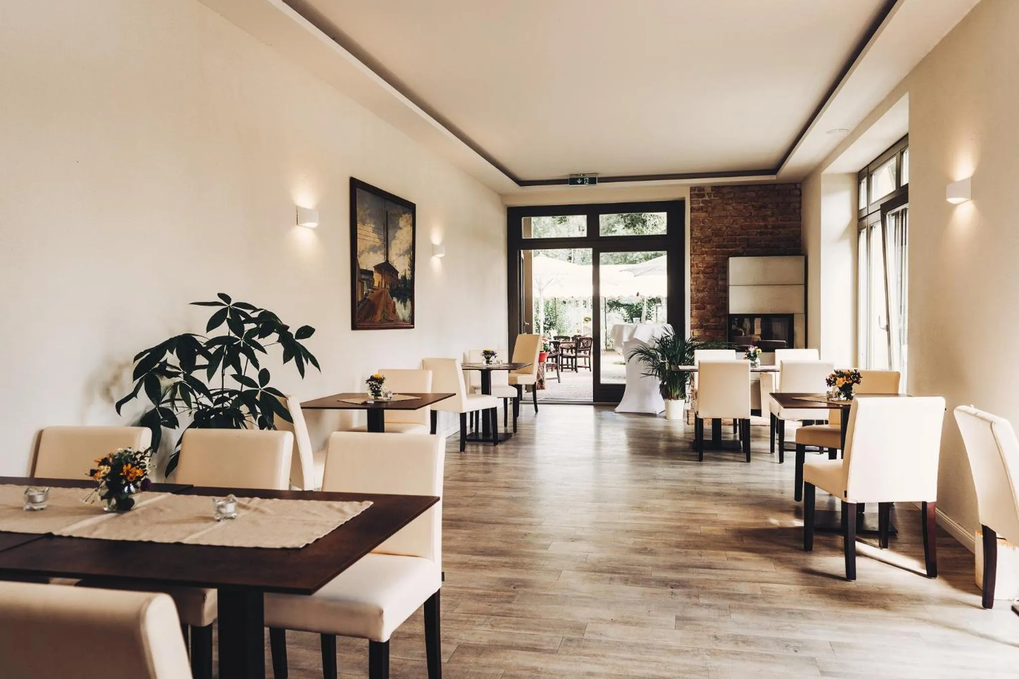 Dining area in Pension Alter Hafen