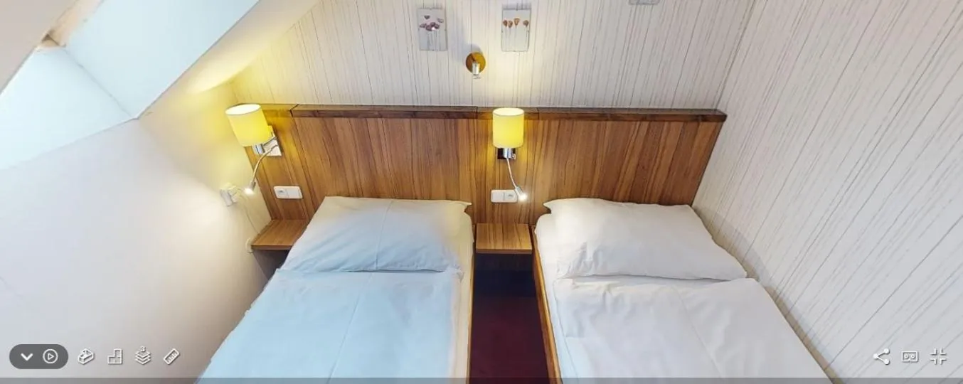 Bedroom, Bed in Hotel Selsky Dvur