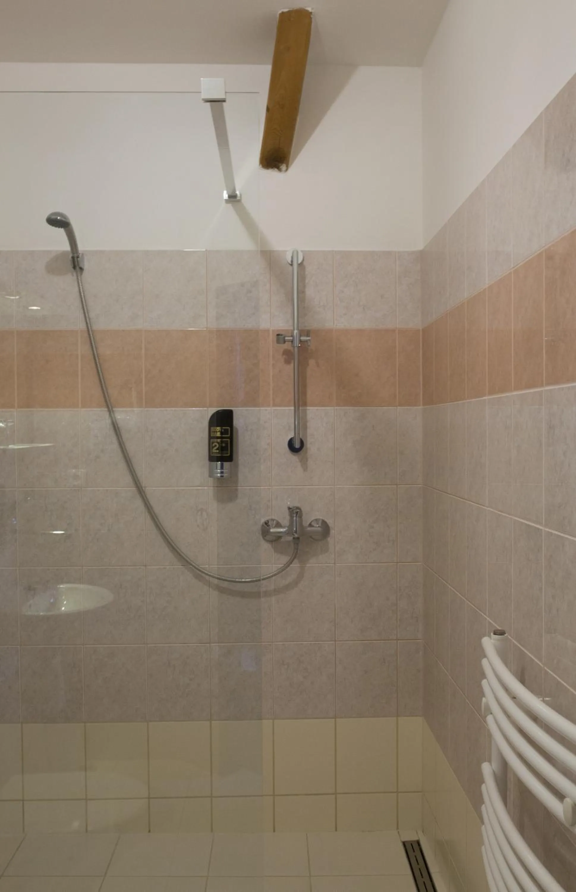 Shower in Hotel Selsky Dvur