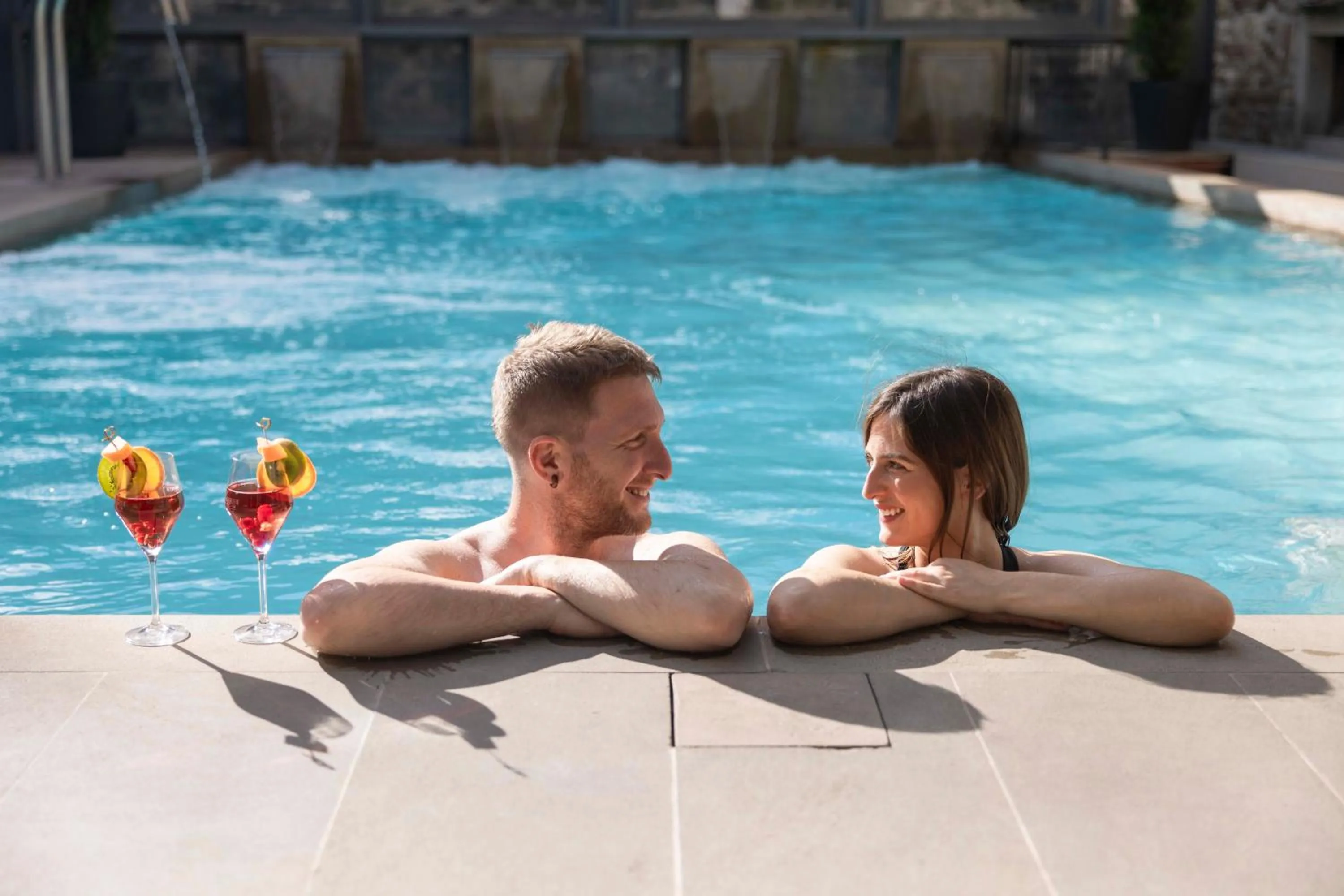 Swimming pool in Hotel Delle Terme Santa Agnese