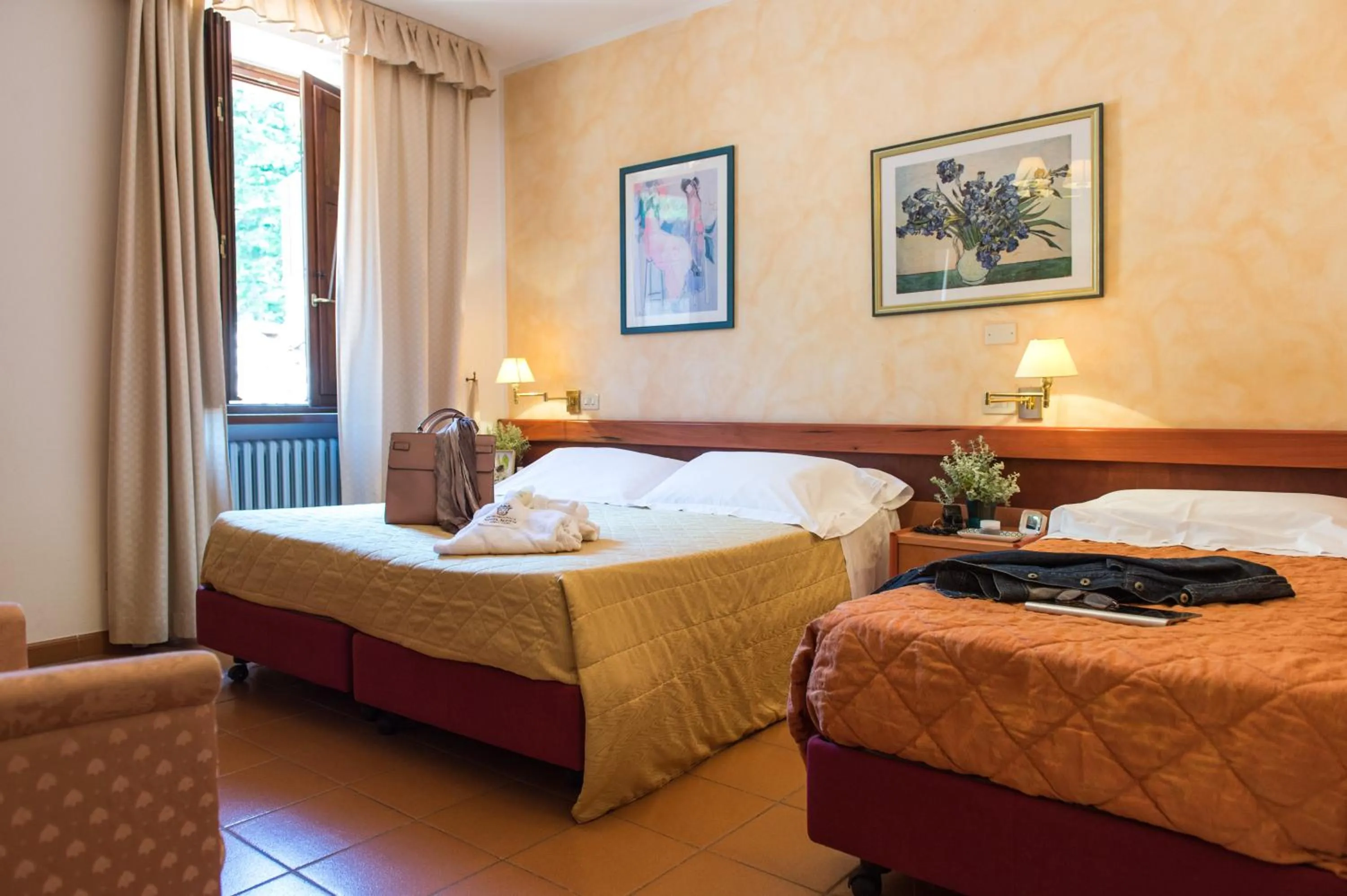 Photo of the whole room, Bed in Hotel Delle Terme Santa Agnese