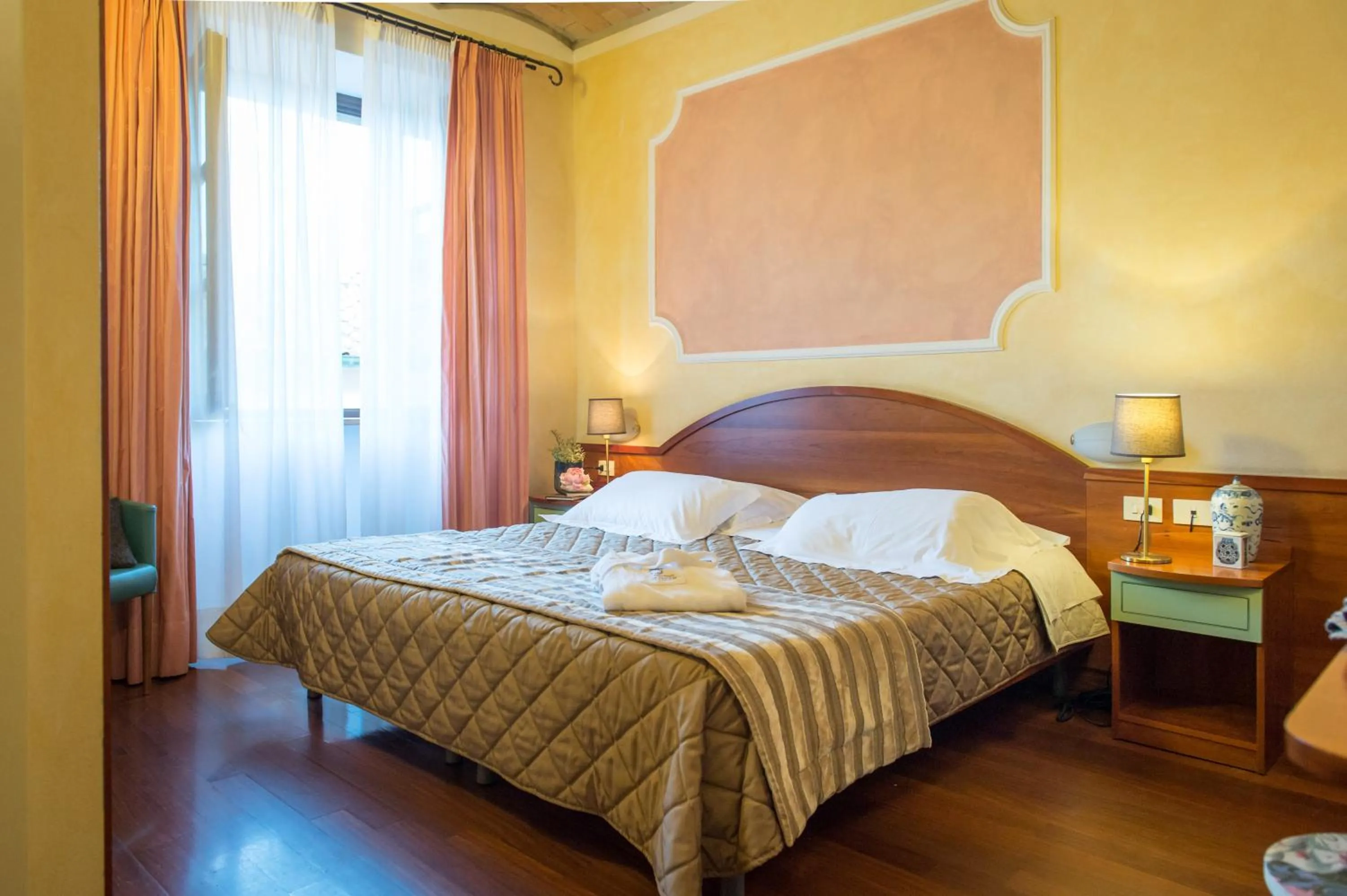 Bedroom, Bed in Hotel Delle Terme Santa Agnese