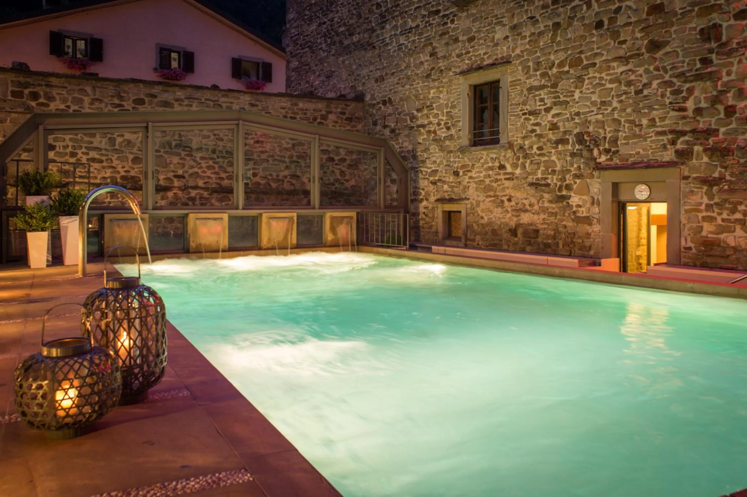 Pool view in Hotel Delle Terme Santa Agnese