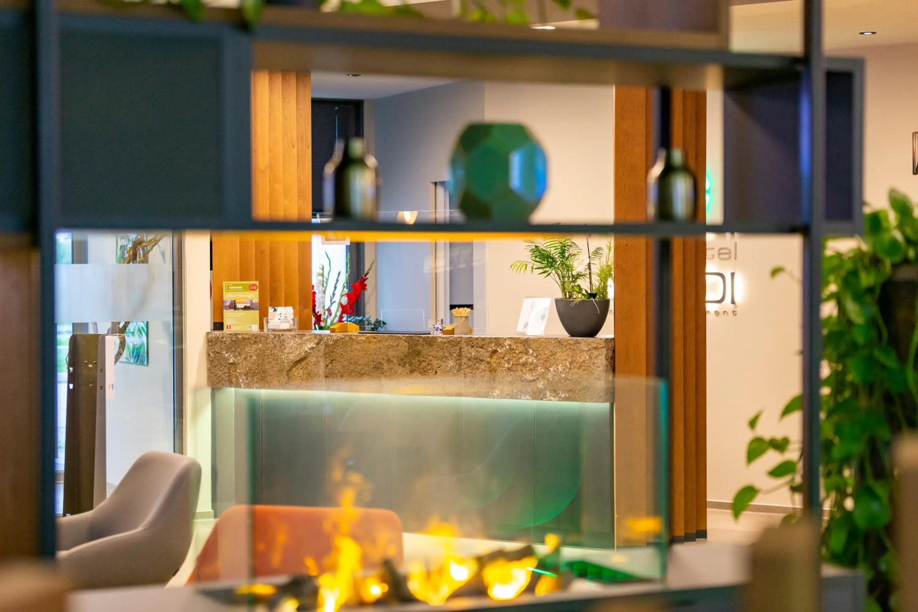 Lobby or reception in Hotel MODI