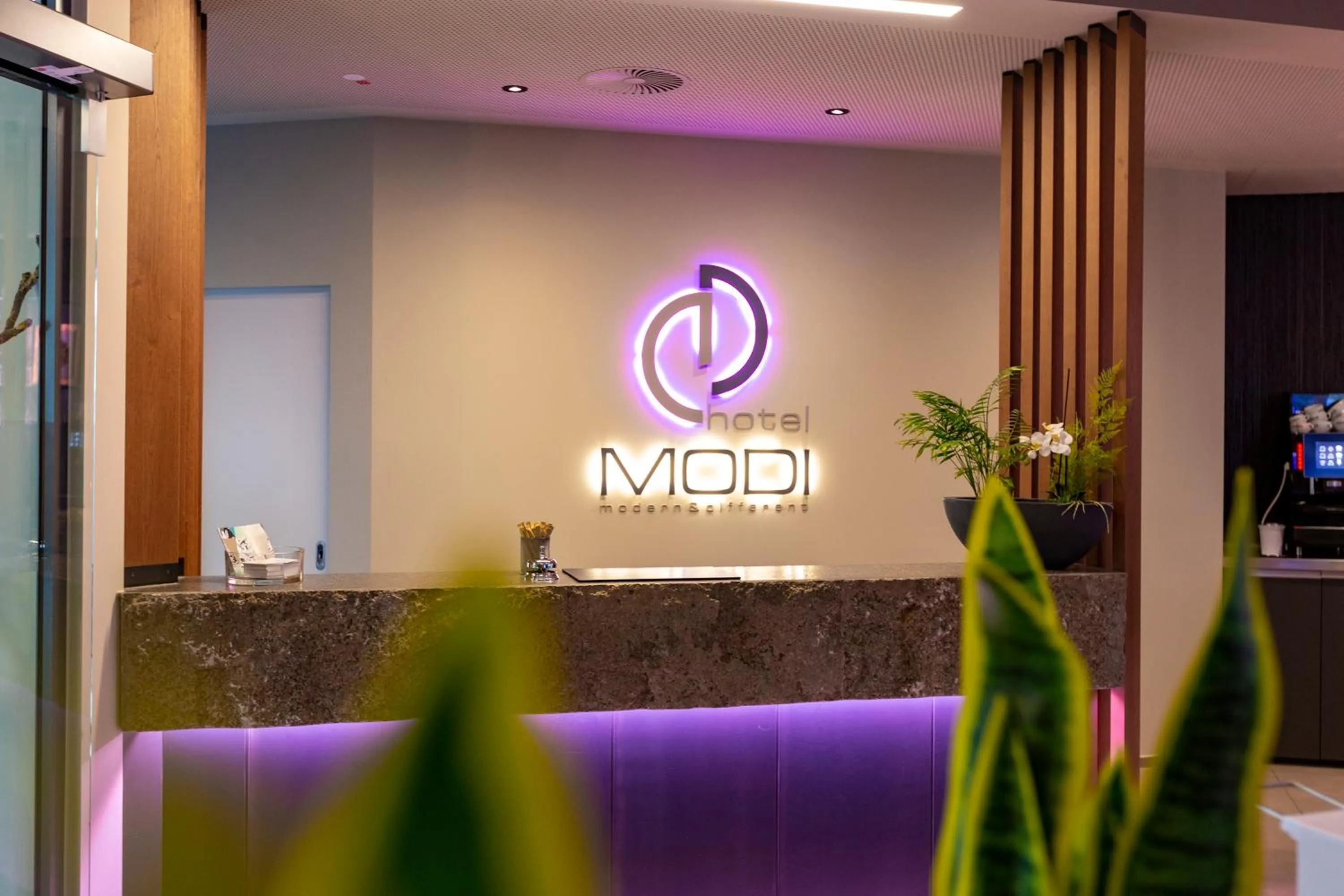 Lobby or reception in Hotel MODI