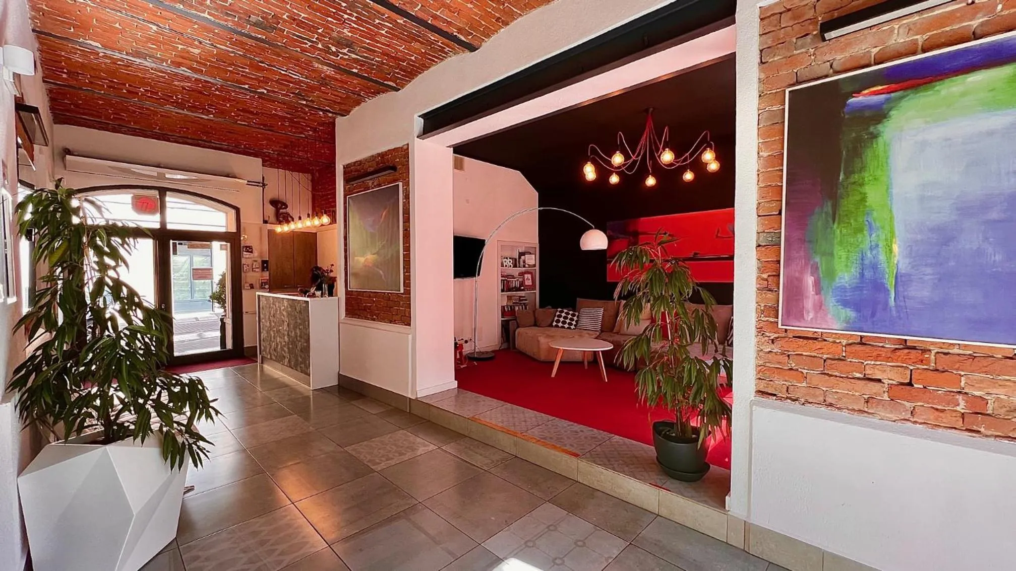 Lobby or reception in Hotel77