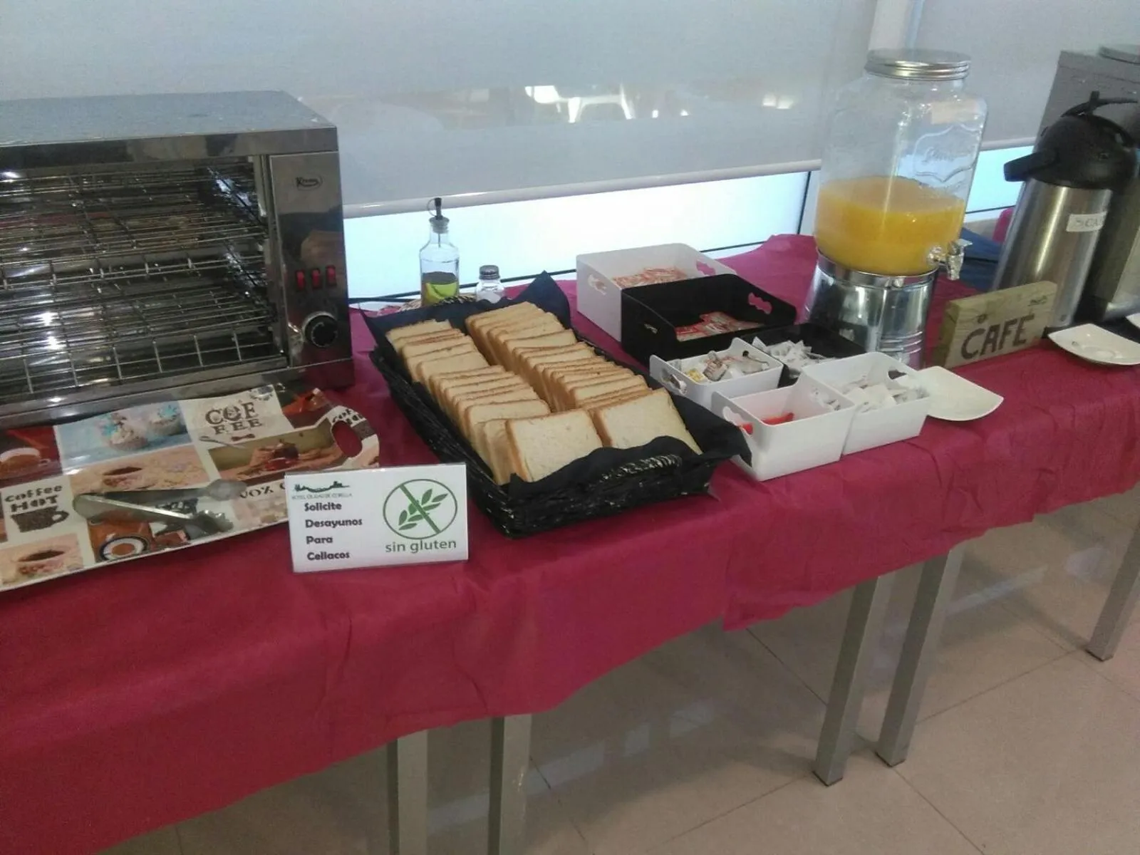 Buffet breakfast in Hotel Ciudad de Corella