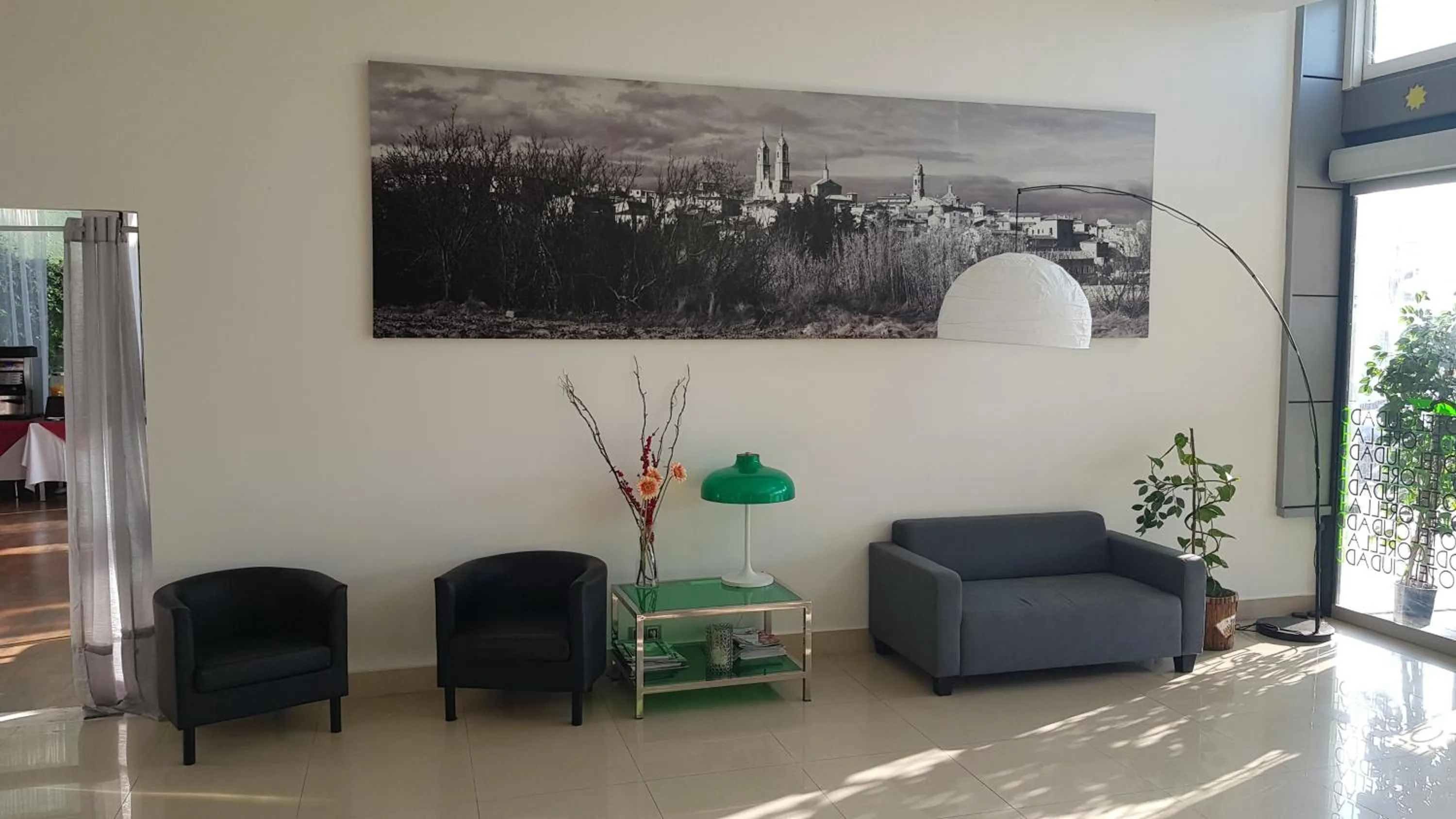 Lobby or reception in Hotel Ciudad de Corella