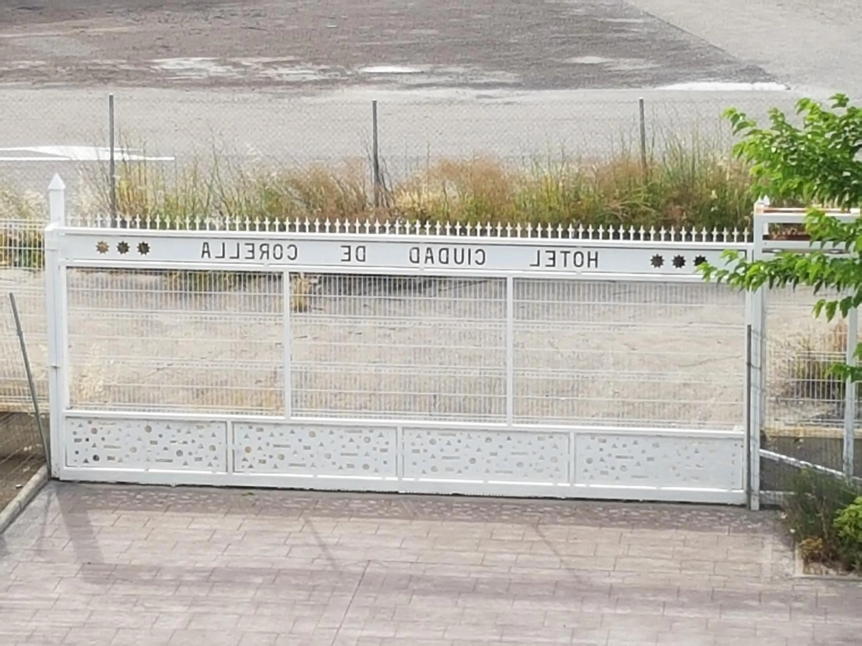 Street view, View in Hotel Ciudad de Corella