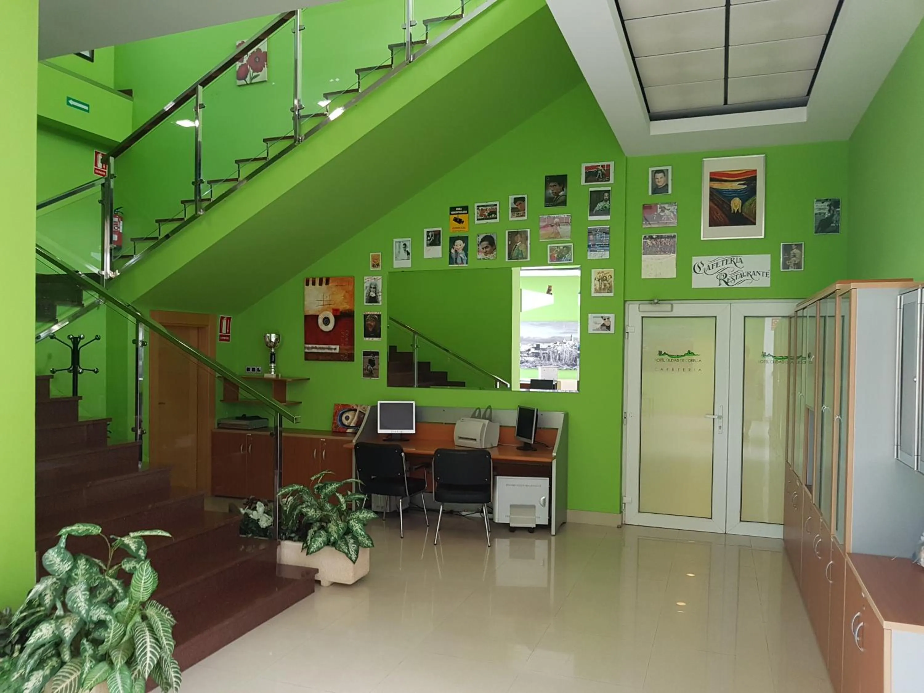 Facade/entrance, Lobby/Reception in Hotel Ciudad de Corella