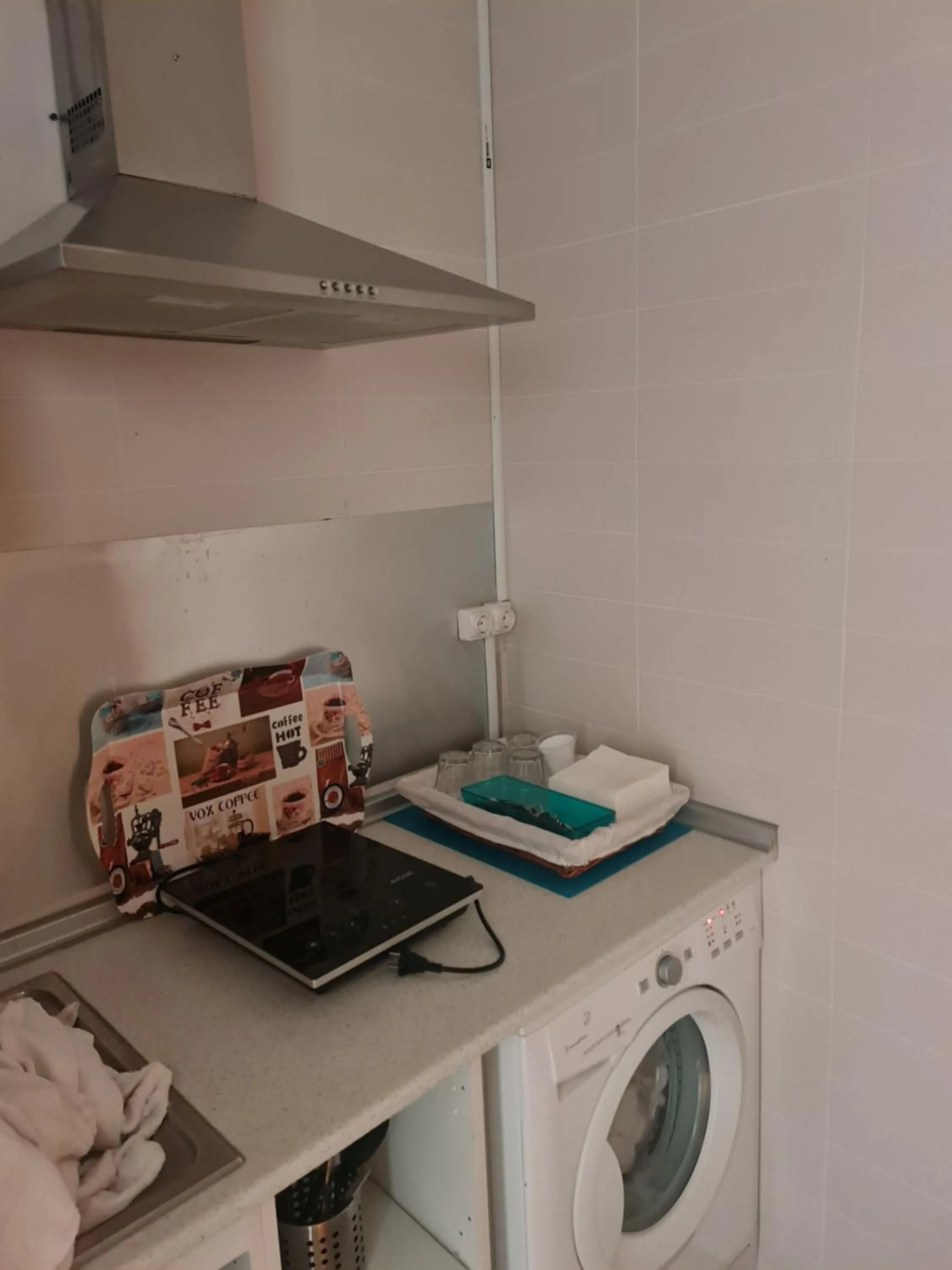 Kitchen or kitchenette, Kitchen/Kitchenette in Hotel Ciudad de Corella