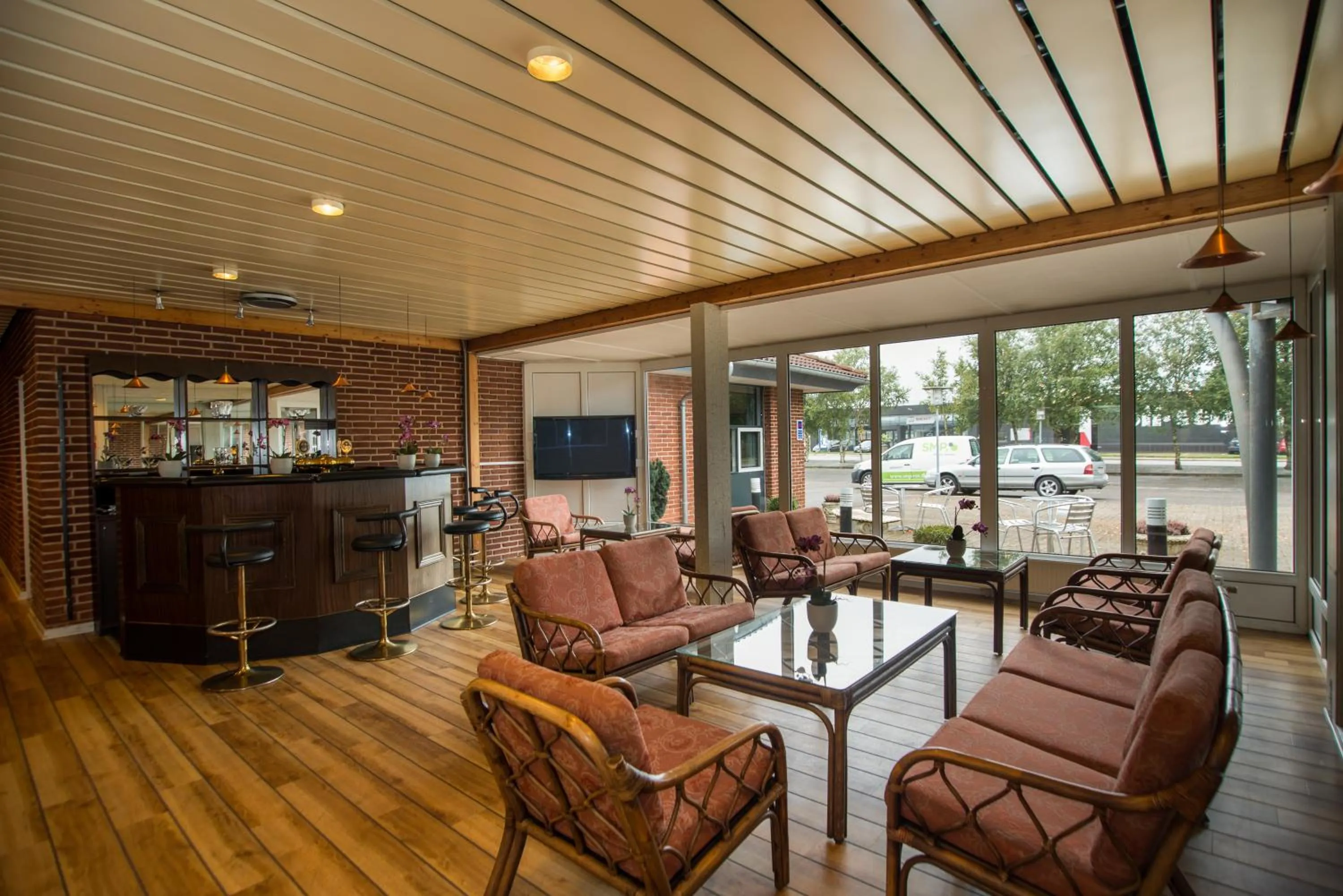 Living room in Hotel Lynggaarden