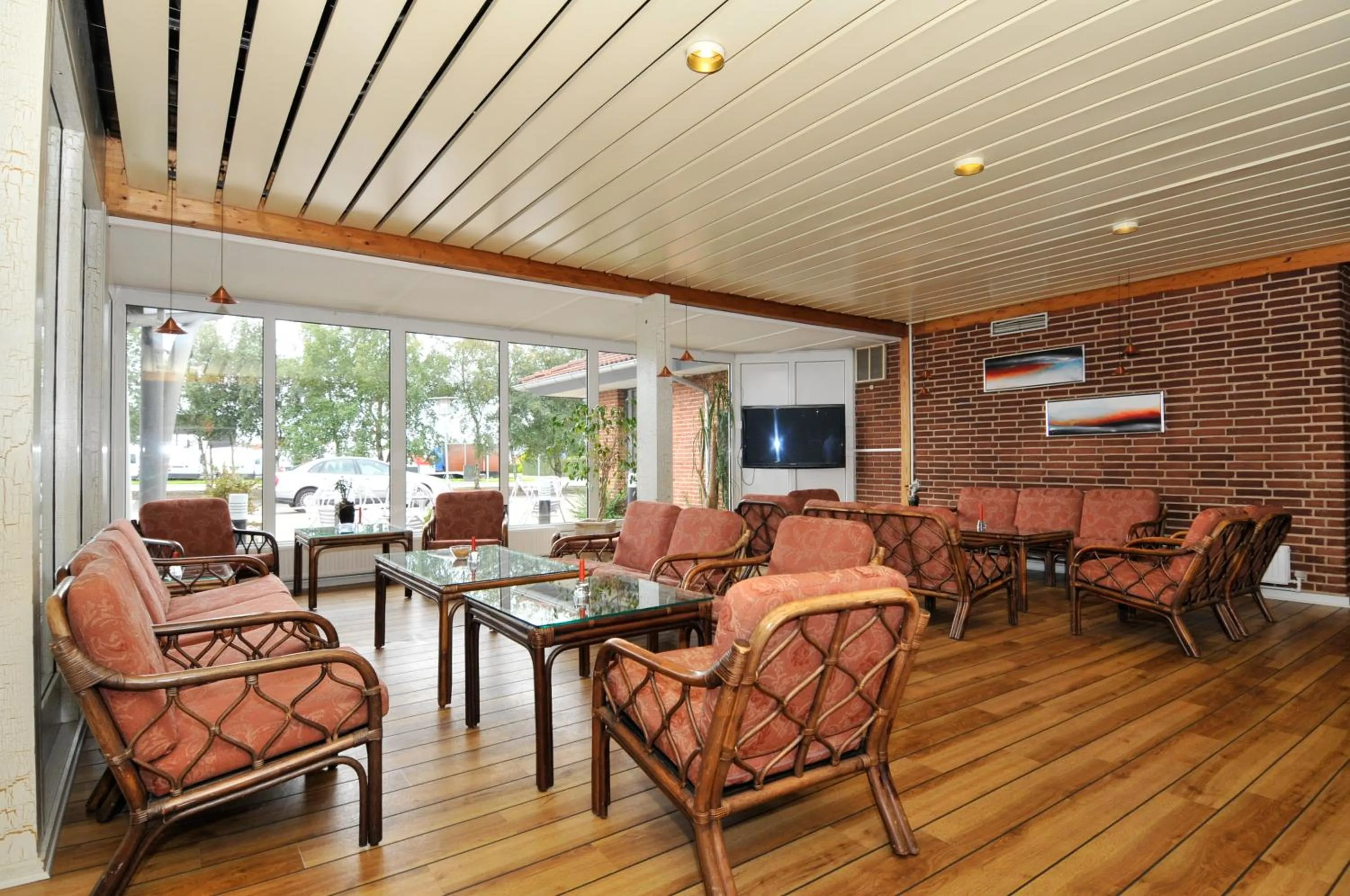 Lobby or reception in Hotel Lynggaarden