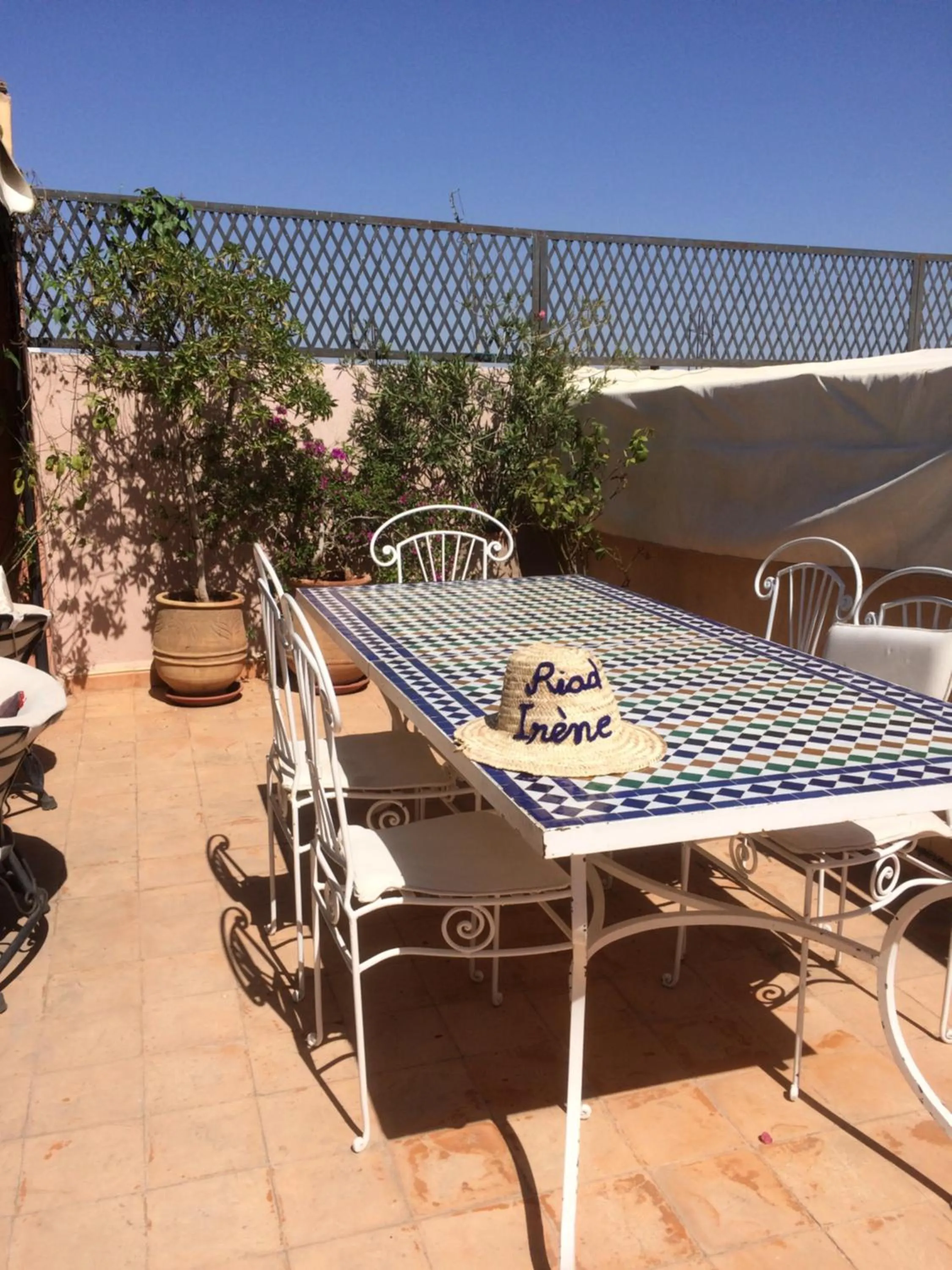 Patio in Riad Irene