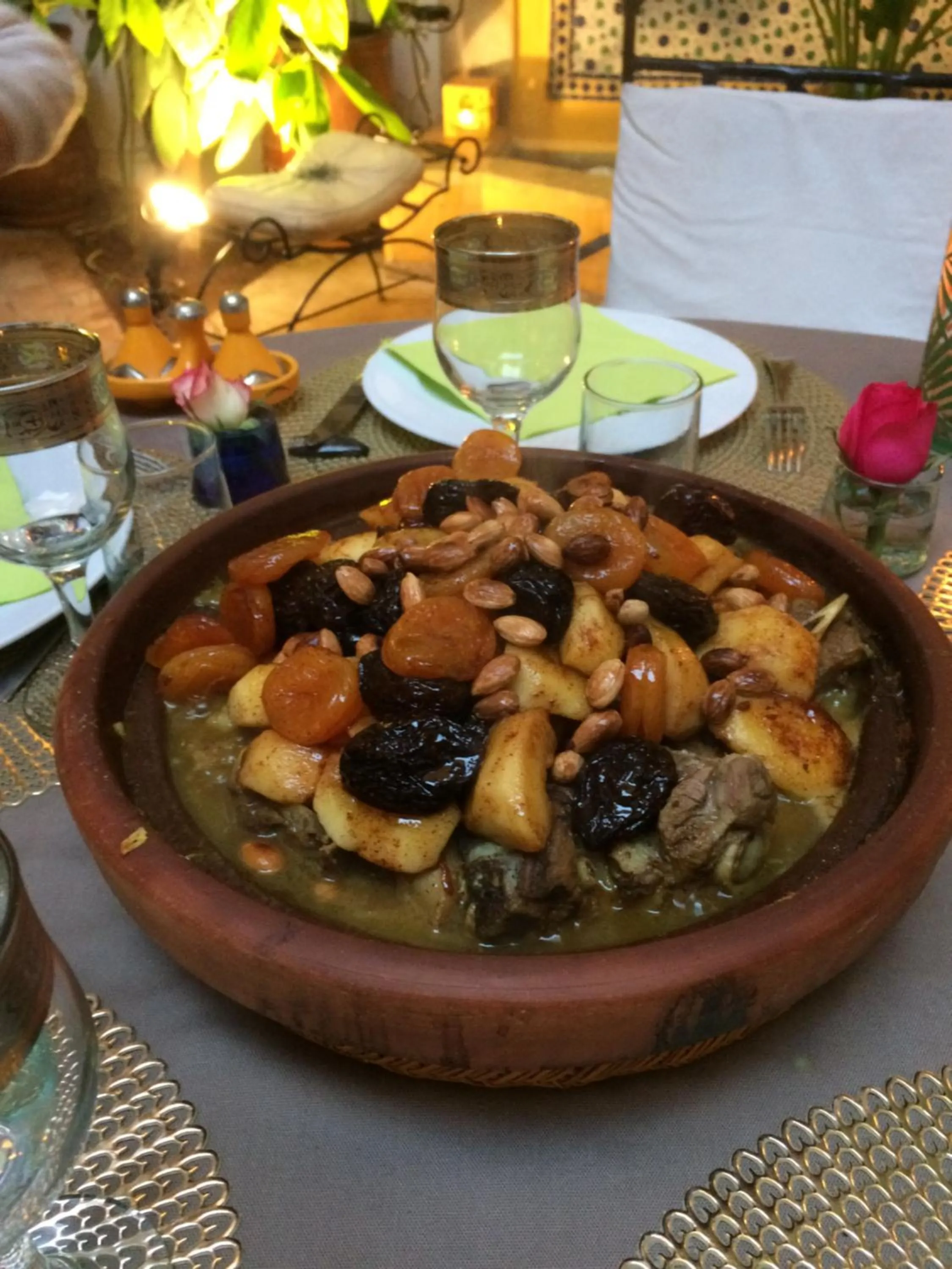 Food close-up in Riad Irene