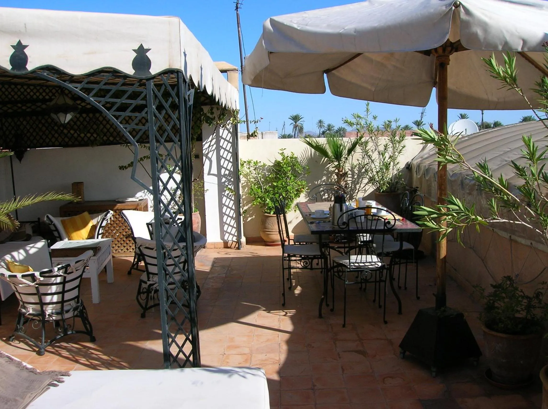 Balcony/Terrace in Riad Irene