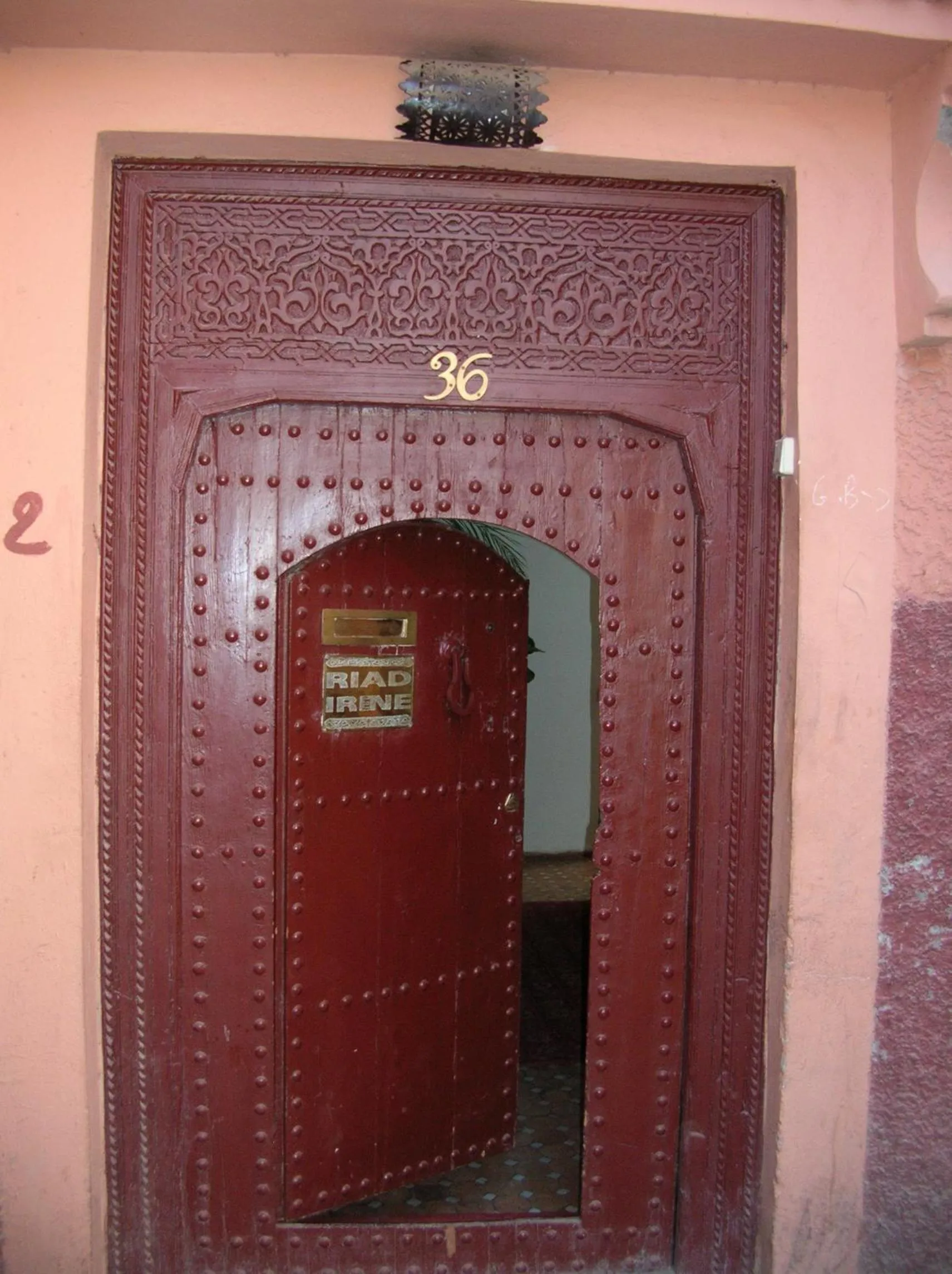 Facade/entrance in Riad Irene
