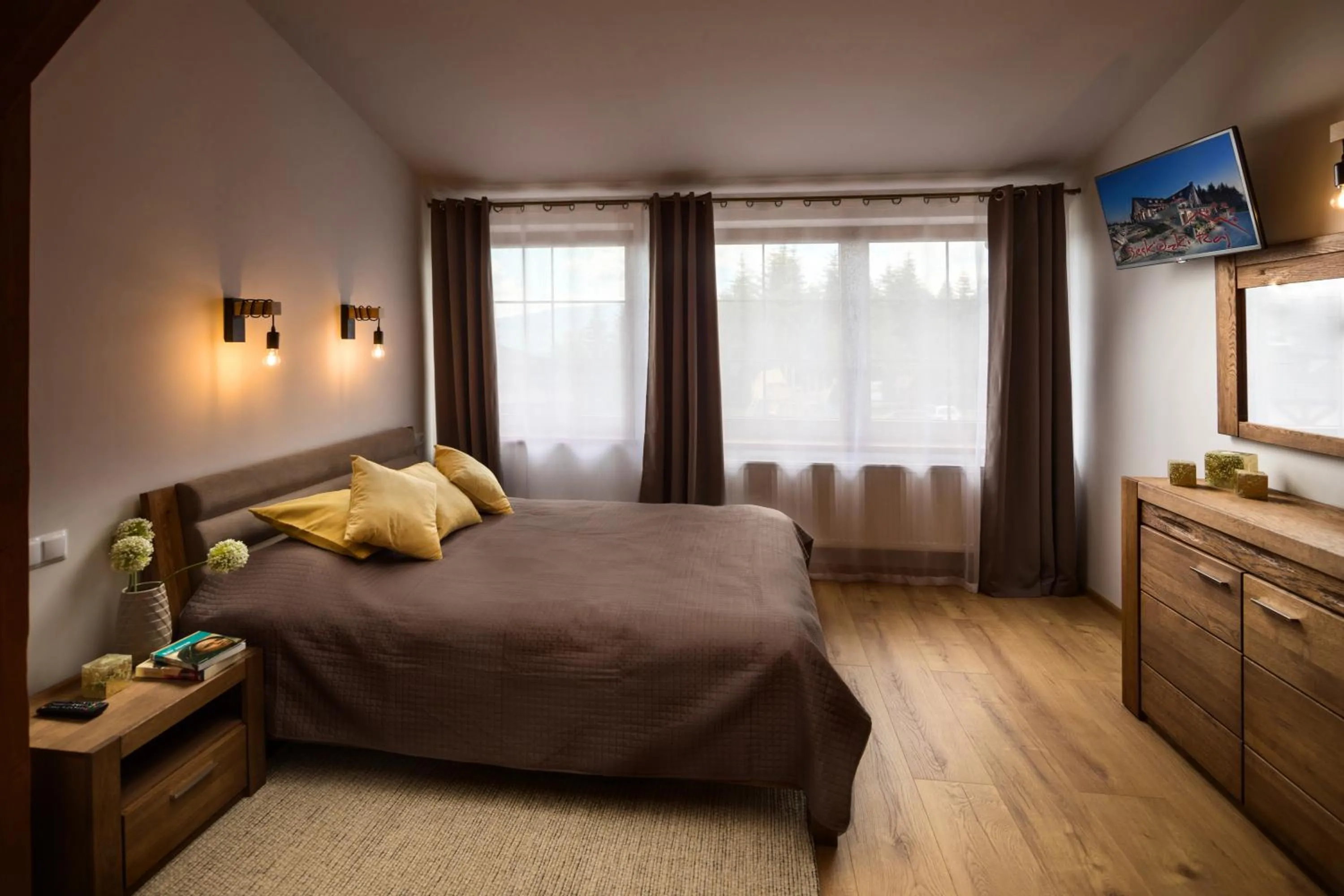 Bed in Hotel Beskidzki Raj Medical SPA