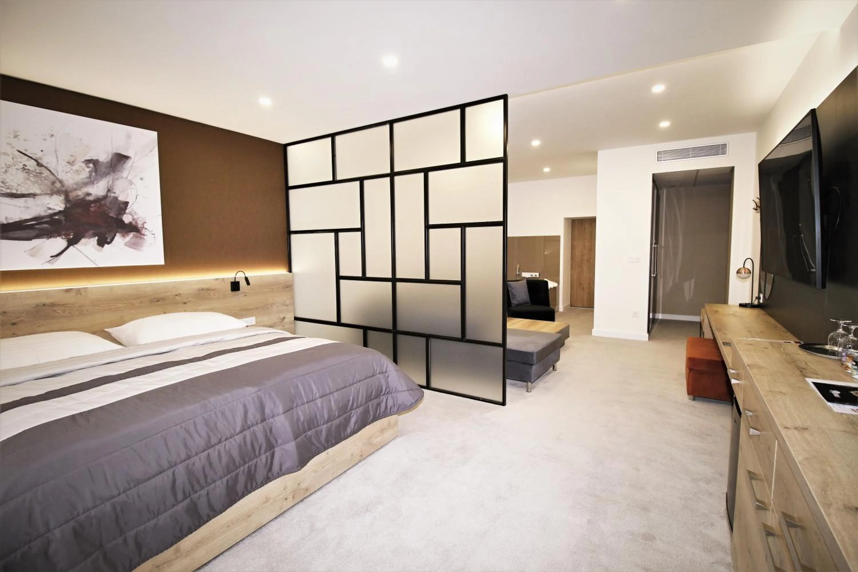 Photo of the whole room, Bed in Hotel Magnus Trenčín