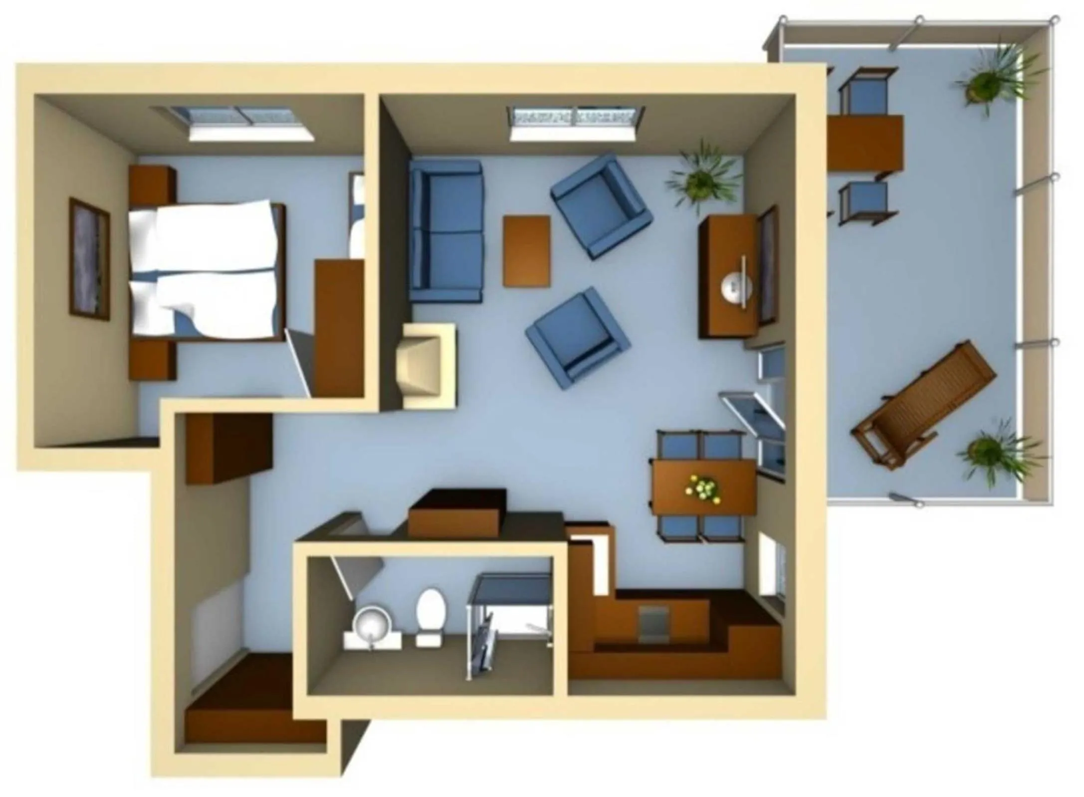 Floor plan in Strandhaus Aurell