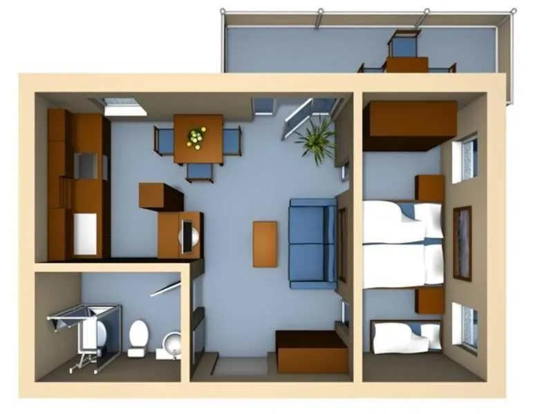 Floor plan in Strandhaus Aurell